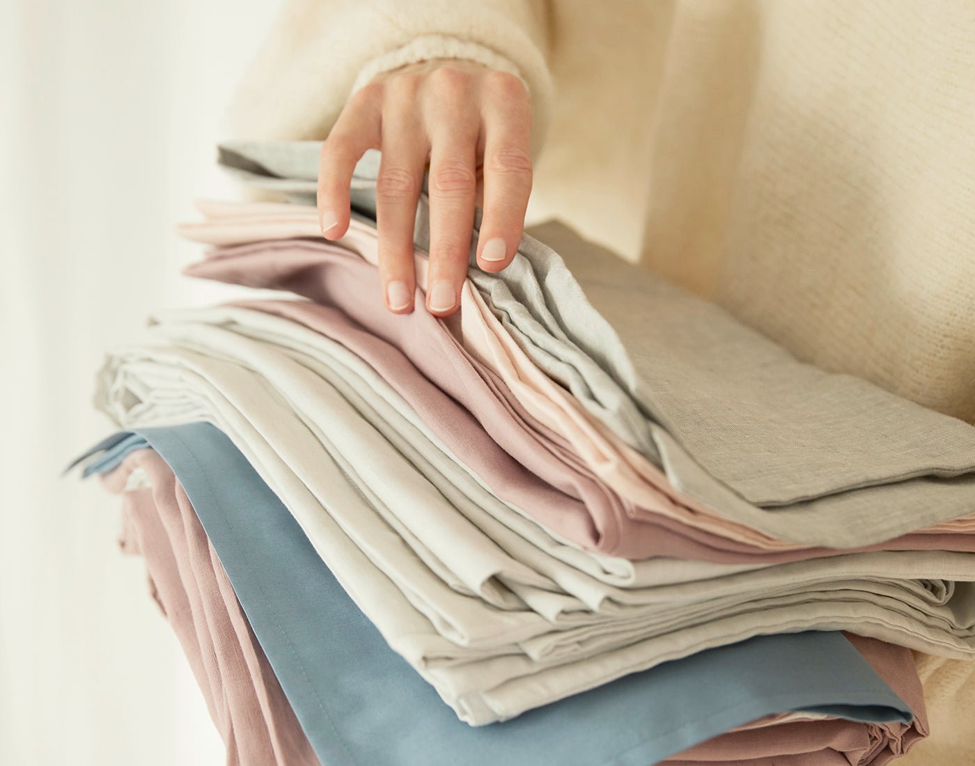 Lifehack: Bettwäsche falten und lagern - elegante Bettwäsche