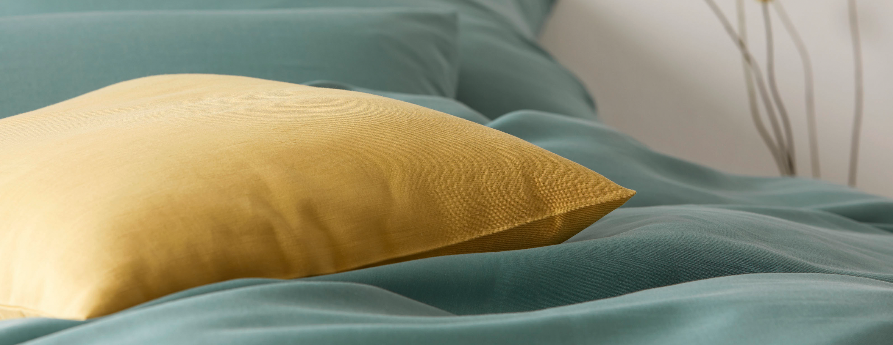 Detail Bild unserer elegante Breeze Bettwäsche mit einem Reißverschluss