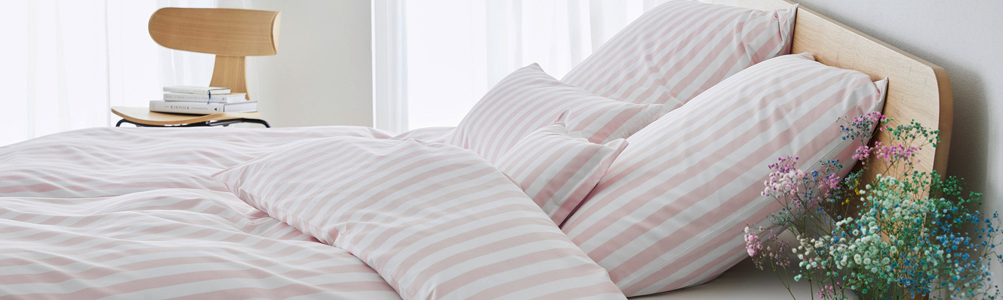 Perkal Bettwäsche Lido Streifen Schlafzimmer