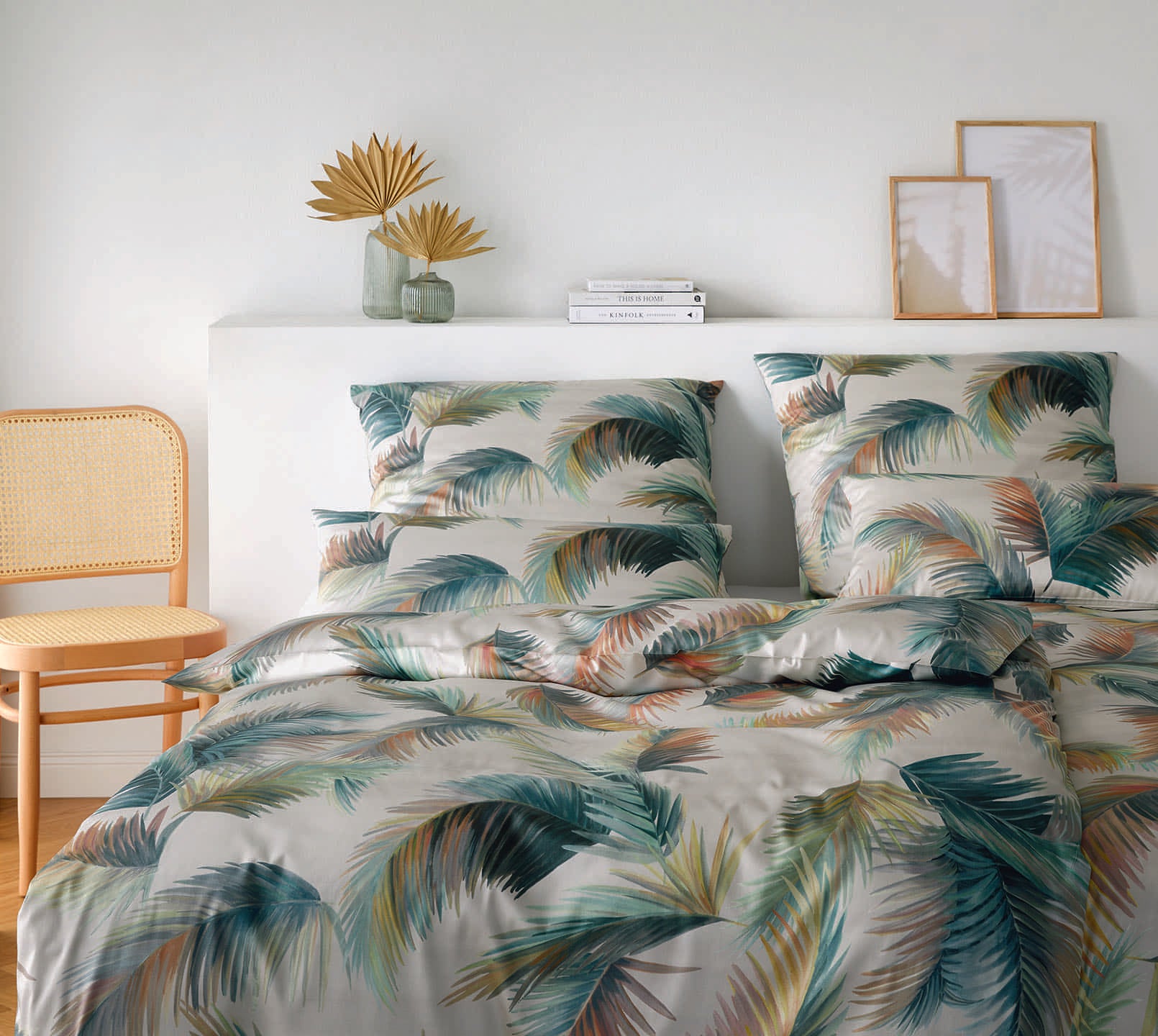 Bambus Satin Bettwäsche Copacabana in Natur Schlafzimmer #farbe_Copacabana Natur