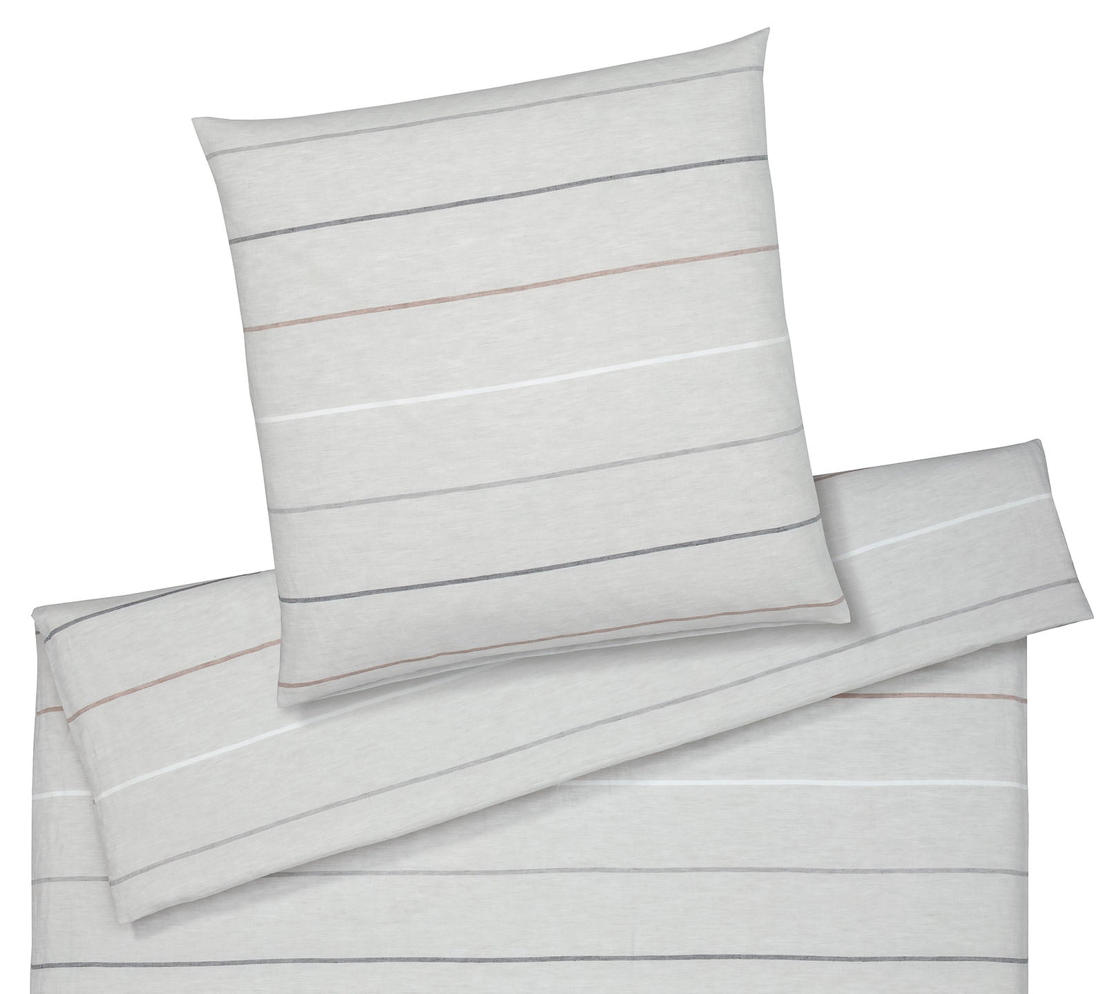 Halbleinen Bettwaesche Balance in Grau Freisteller #farbe_Greige