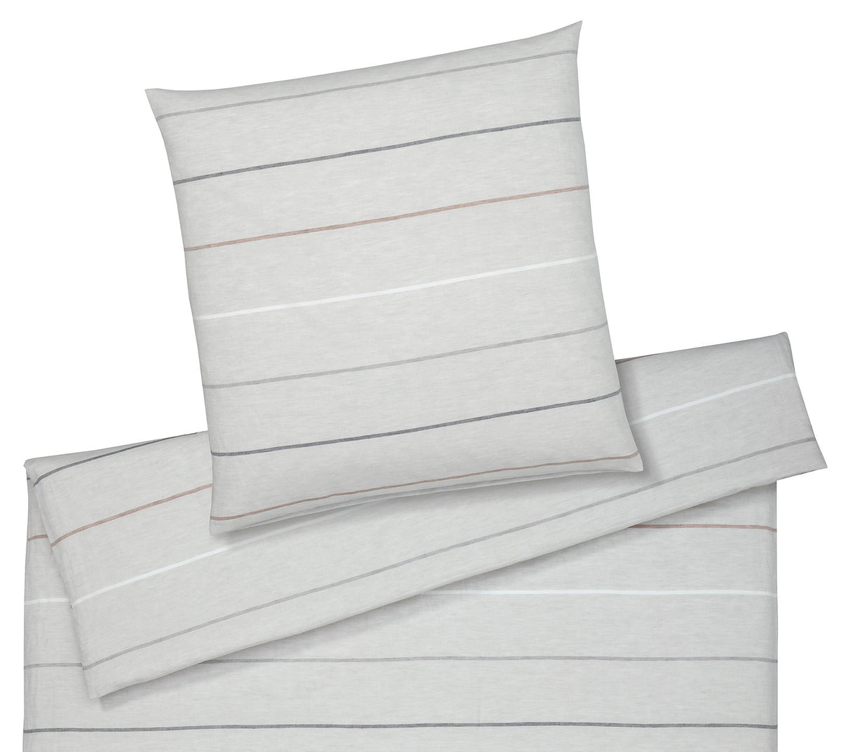 Halbleinen Bettwaesche Balance in Grau Freisteller #farbe_Greige