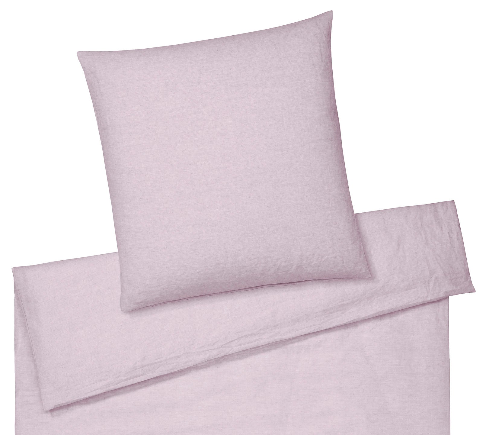 Halbleinen Bettwäsche Breezee in Flieder Freisteller #farbe_Breezee Flieder