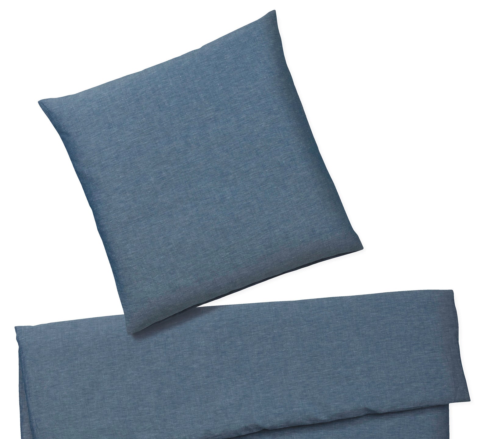 Halbleinen Bettwäsche Breezee in Marine Schlafzimmer #farbe_Breezee Marine