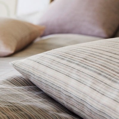 Halbleinen Bettwäsche Humble in Flair Natural Streifen Detail #farbe_Flair Natural