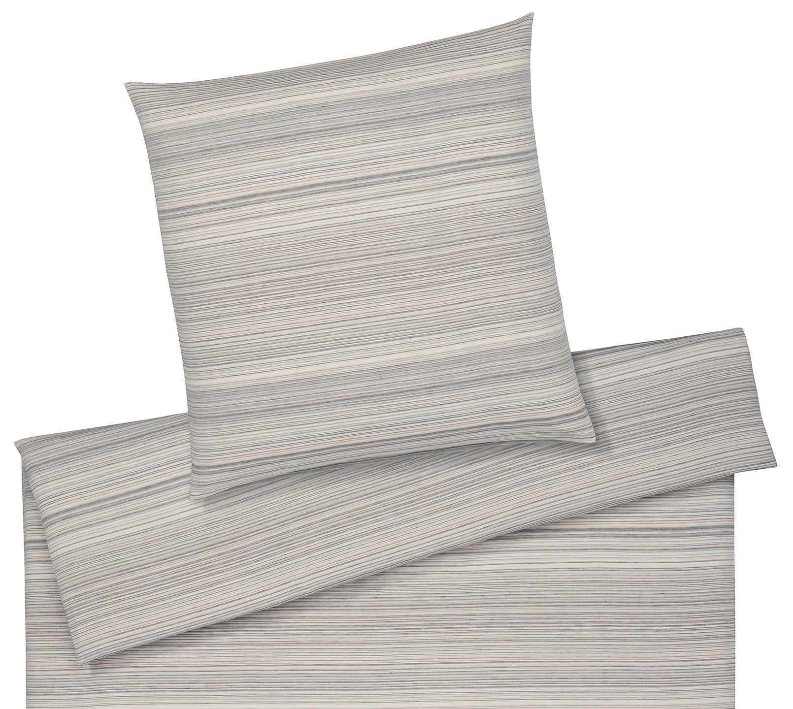 Halbleinen Bettwäsche Humble in Flair Natural Streifen Freisteller #farbe_Flair Natural