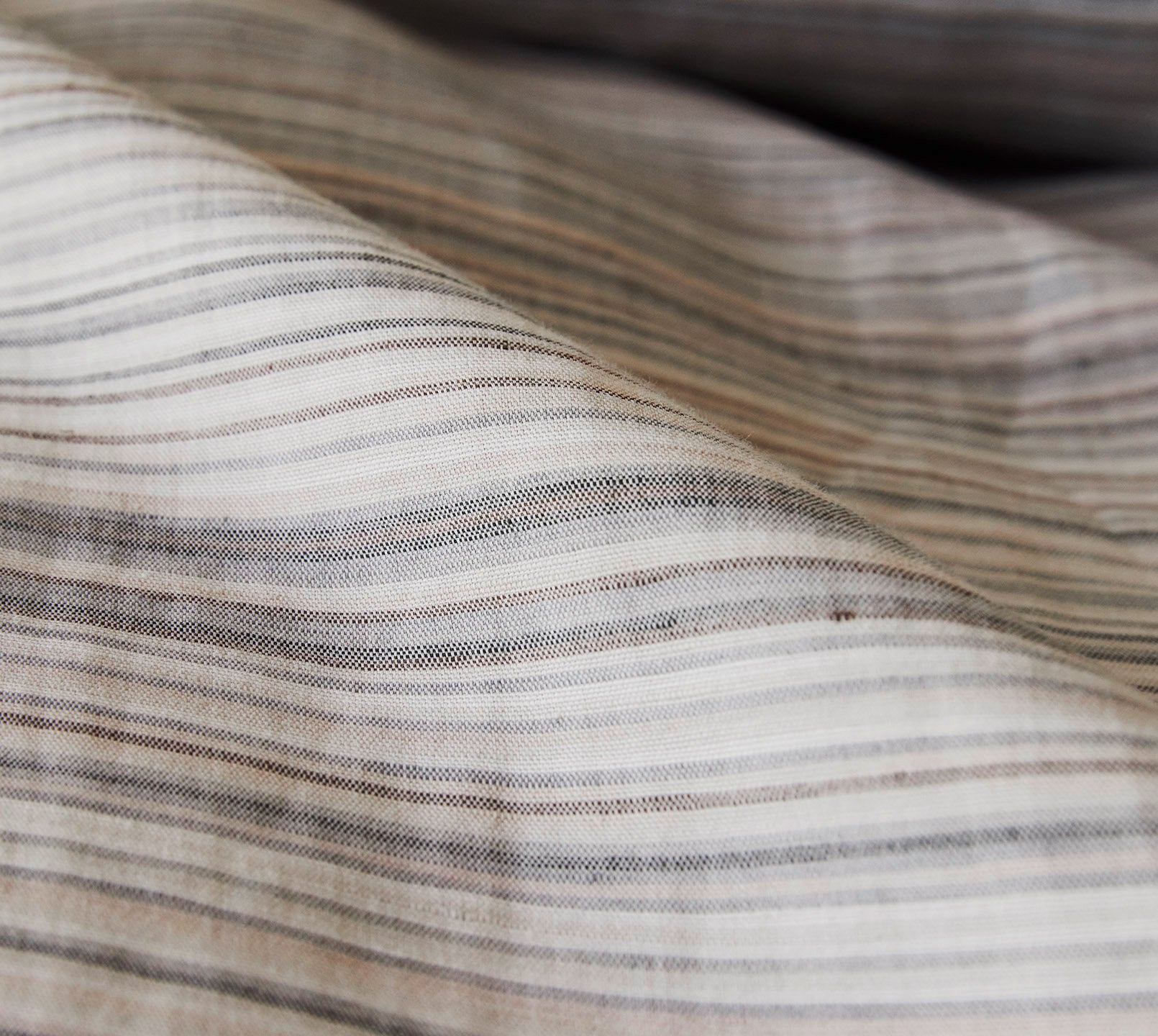 Halbleinen Bettwäsche Humble in Flair Natural Streifen Material #farbe_Flair Natural