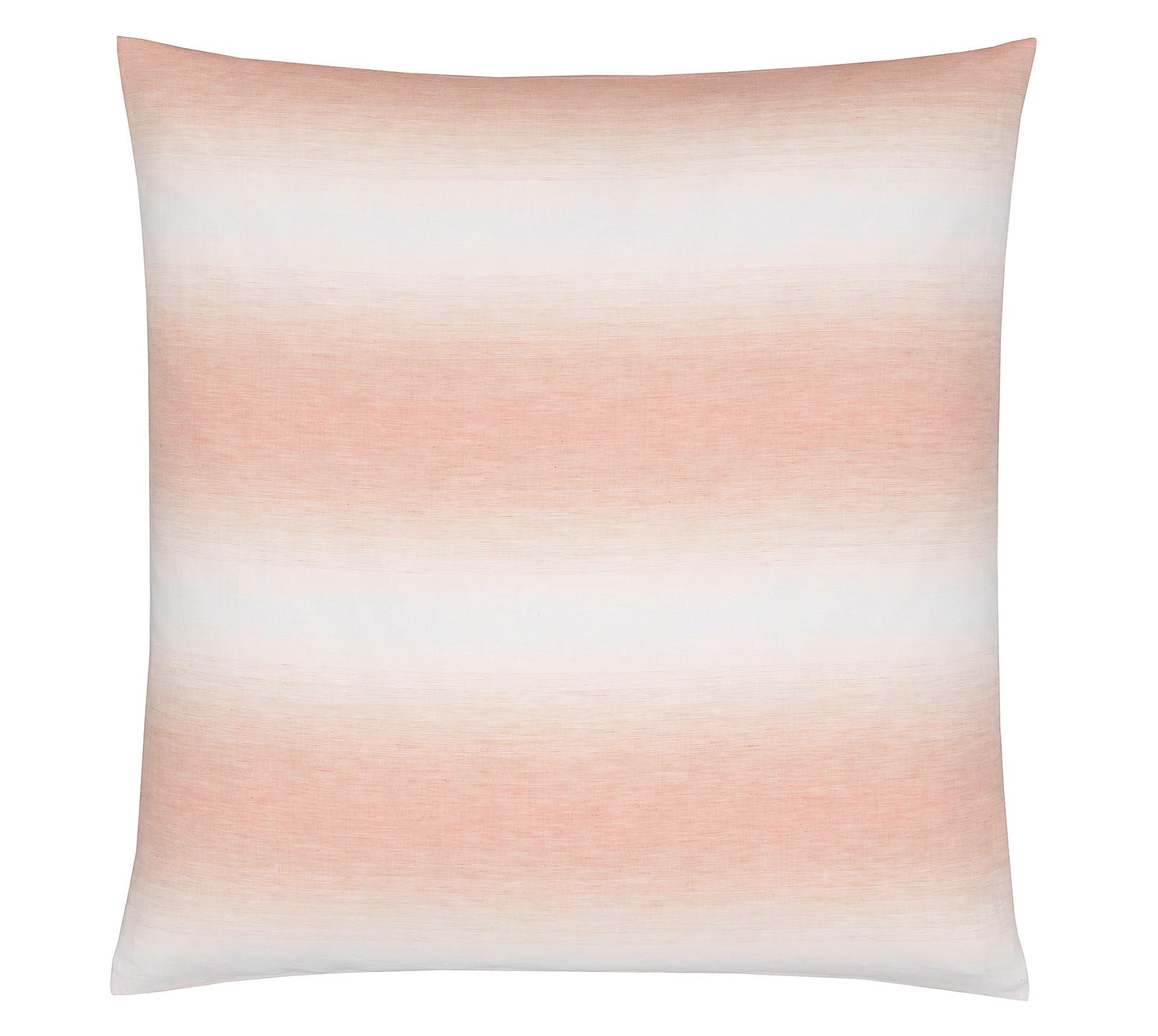 Halbleinen Bettwäsche Layer in Pfirsich Farbverlauf Streifen Kissen #farbe_Layer Pfirsich