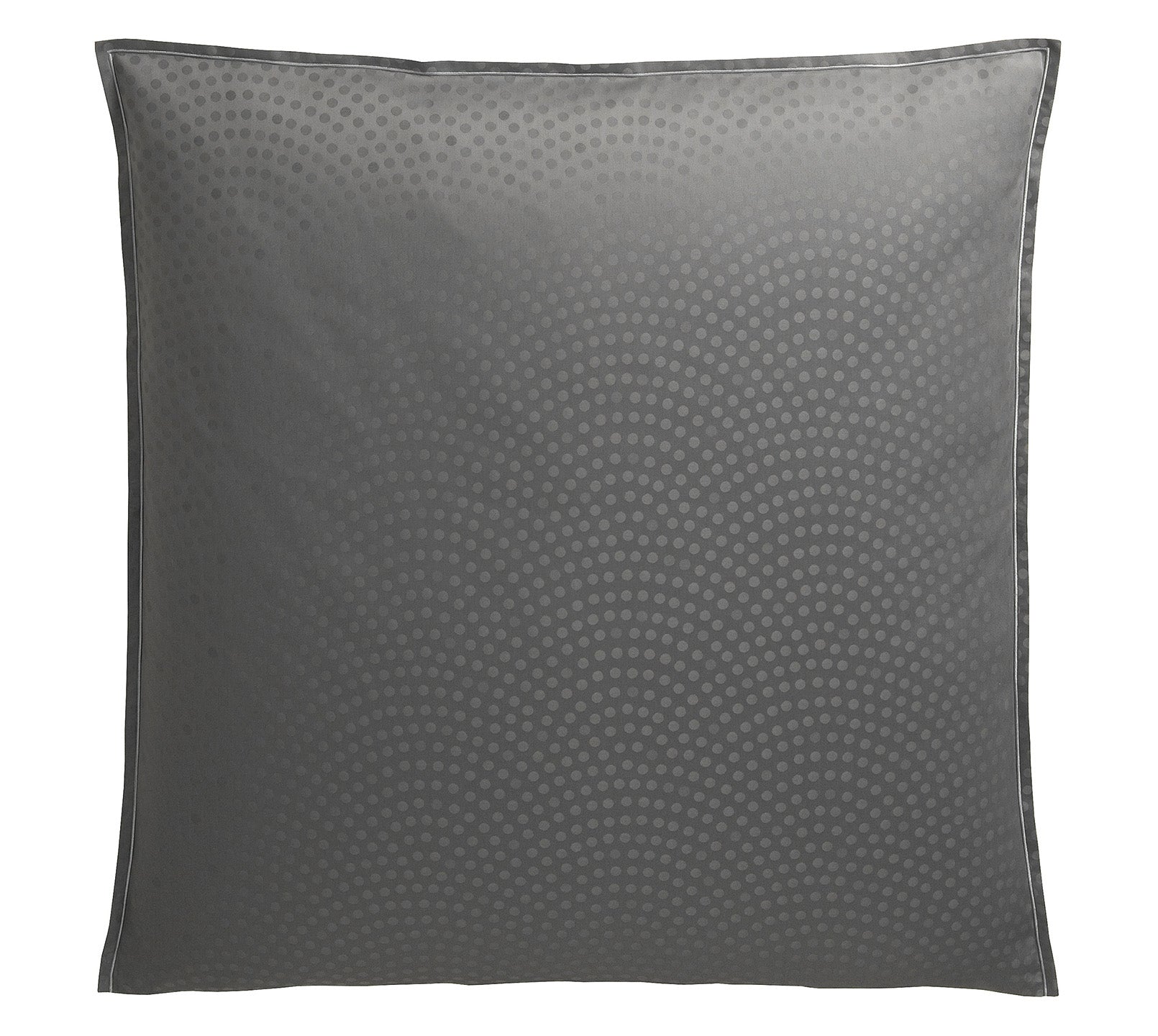 Jacquard Bettwäsche Air in Grau Punkte Freisteller Kissen #farbe_Graphit