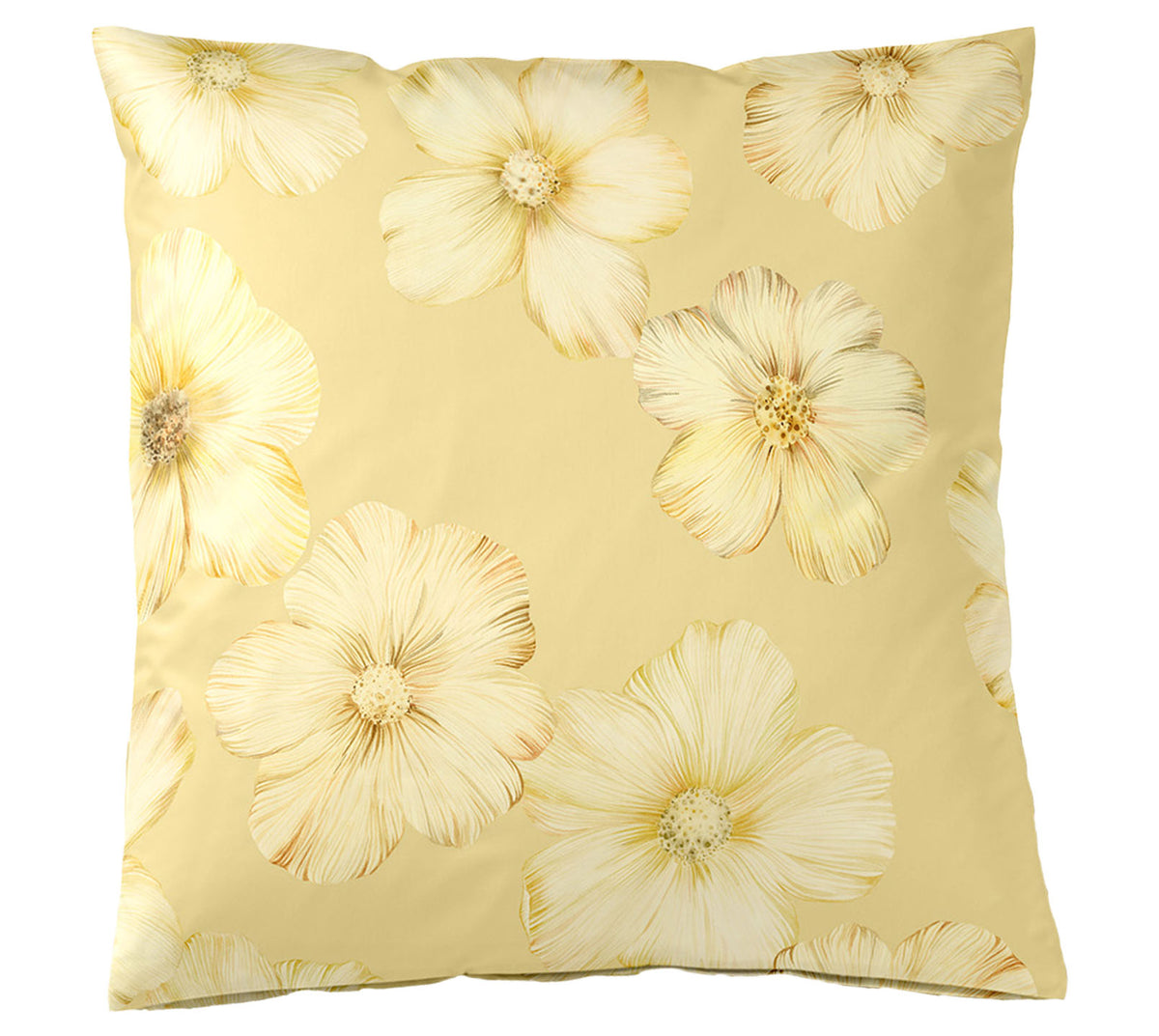 Jersey Bettwäsche Devine Jersey in Gelb Freisteller Kissen #farbe_Gelb
