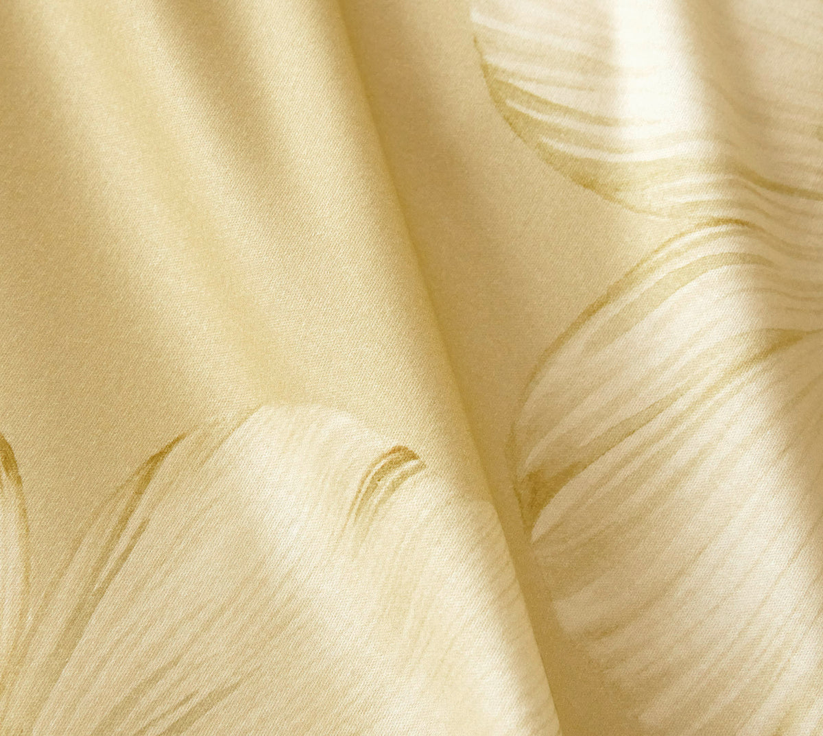 Jersey Bettwäsche Devine Jersey in Gelb Blüten Material #farbe_Devine Jersey Gelb