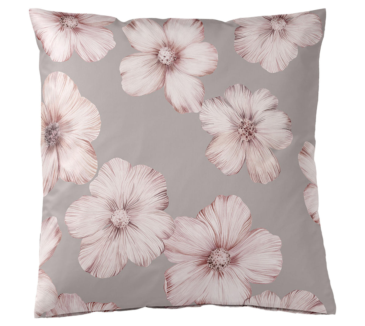 Jersey Bettwäsche Devine Jersey in Mauve Freisteller Kissen #farbe_Mauve