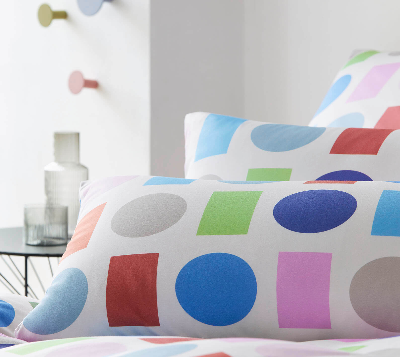 Jersey Bettwäsche Foxie Jersey in Multi Greige Formen Detail #farbe_Foxie Jersey Multi Greige