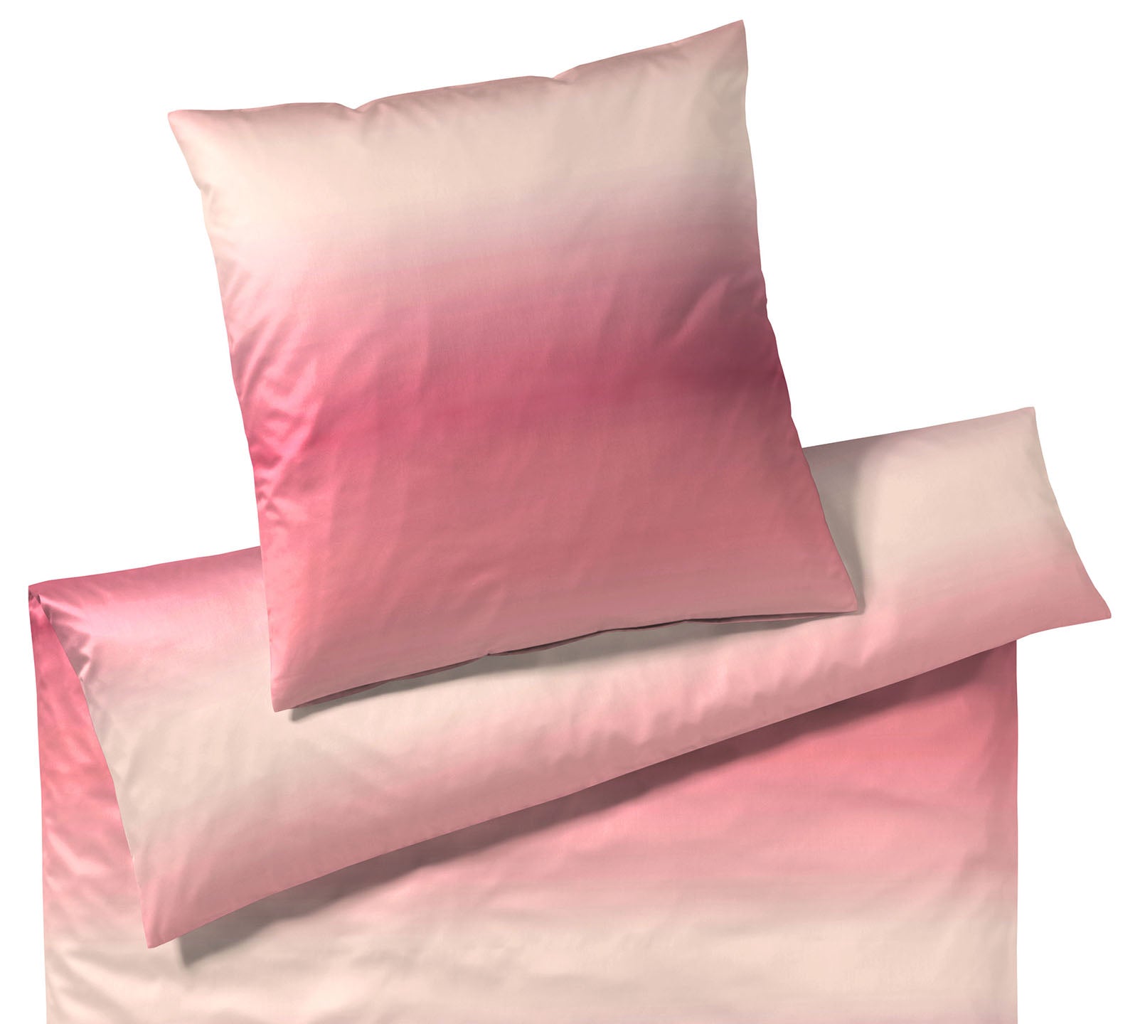 Jersey Bettwäsche Hazy Jersey in Blush Streifen Freisteller #farbe_Blush