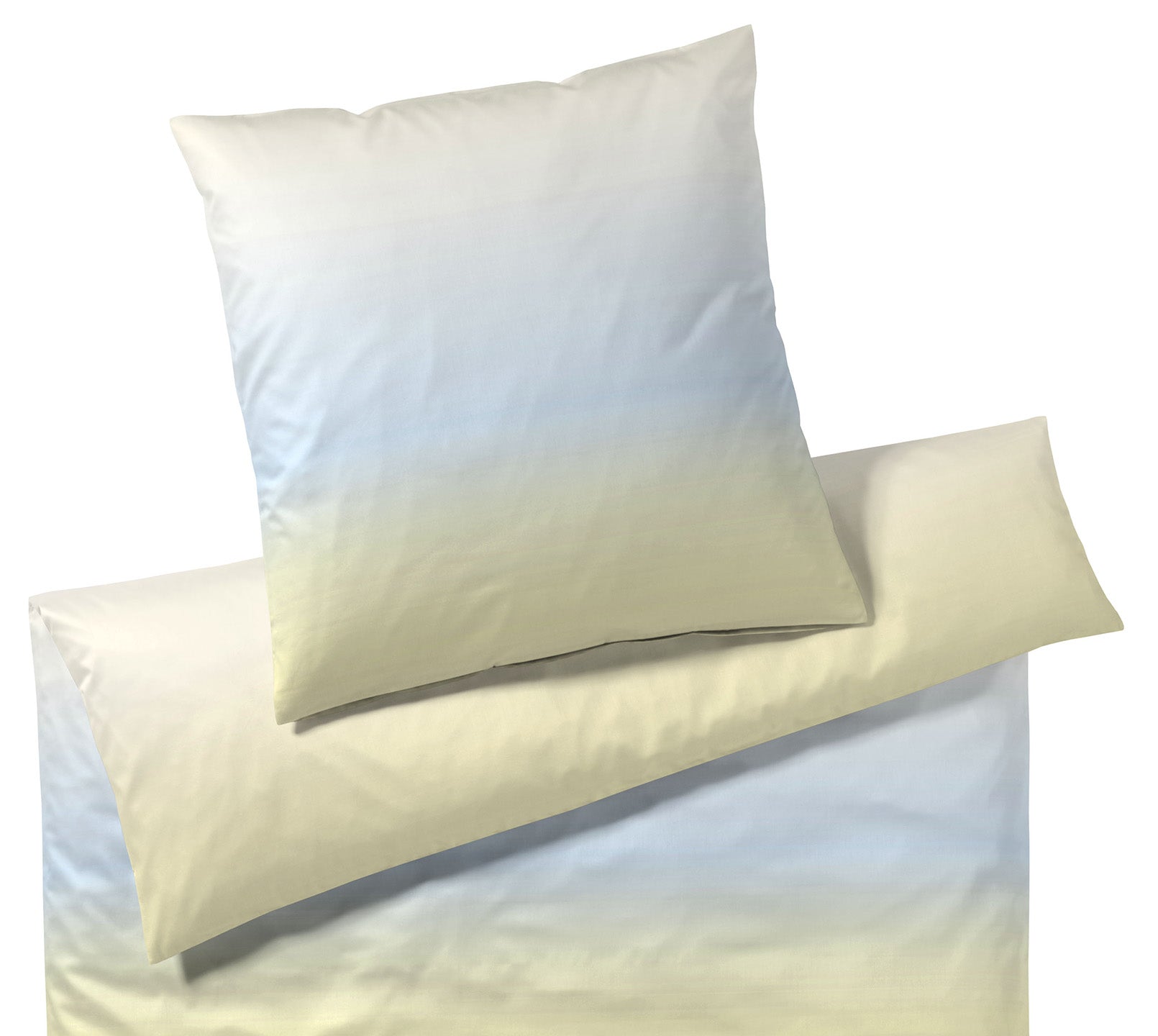 Jersey Bettwäsche Hazy Jersey in Zitrone Streifen Freisteller #farbe_Zitrone
