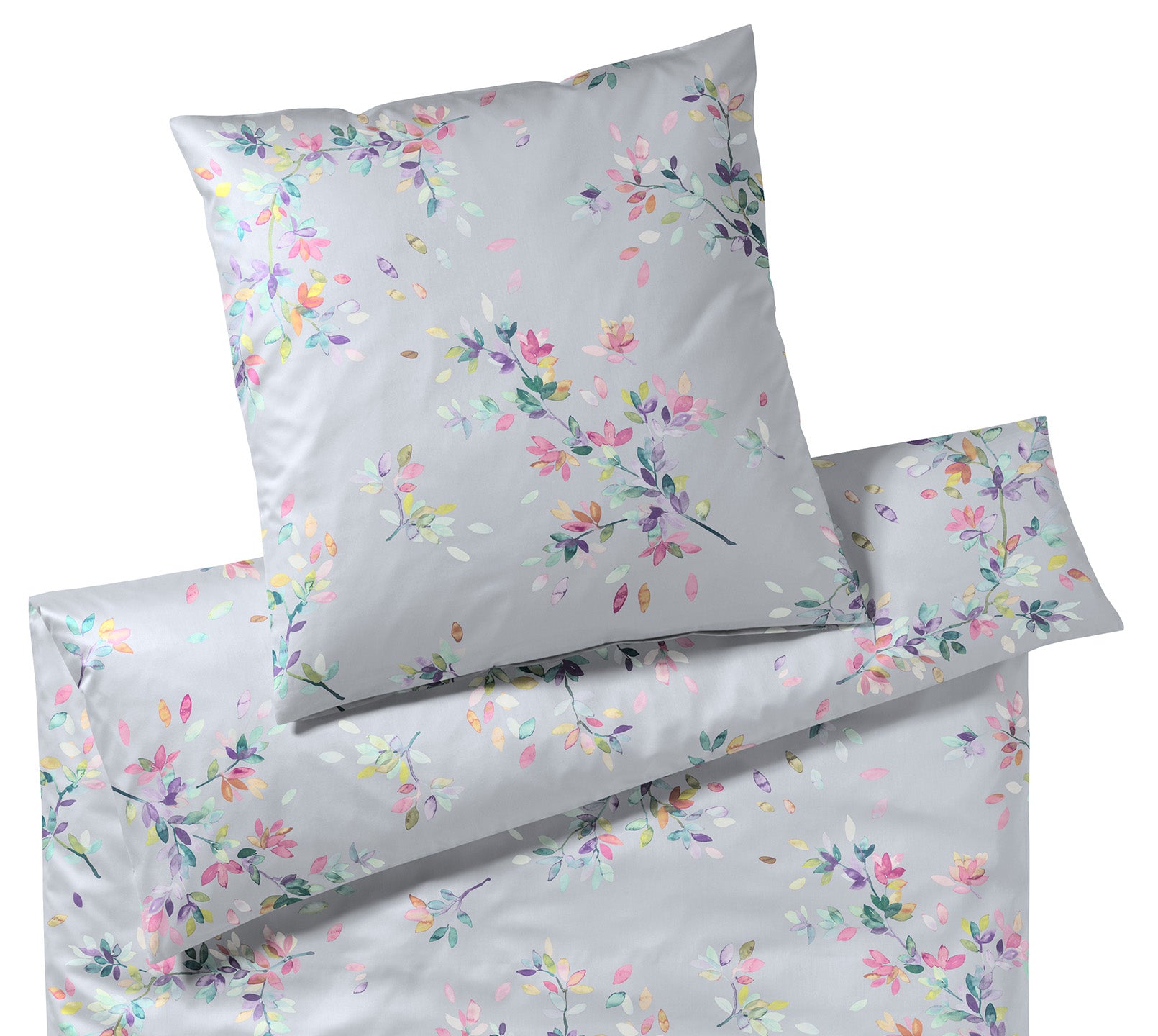 Jersey Bettwaesche Light Jersey in Lavendel Blätter Freisteller #farbe_Lavendel