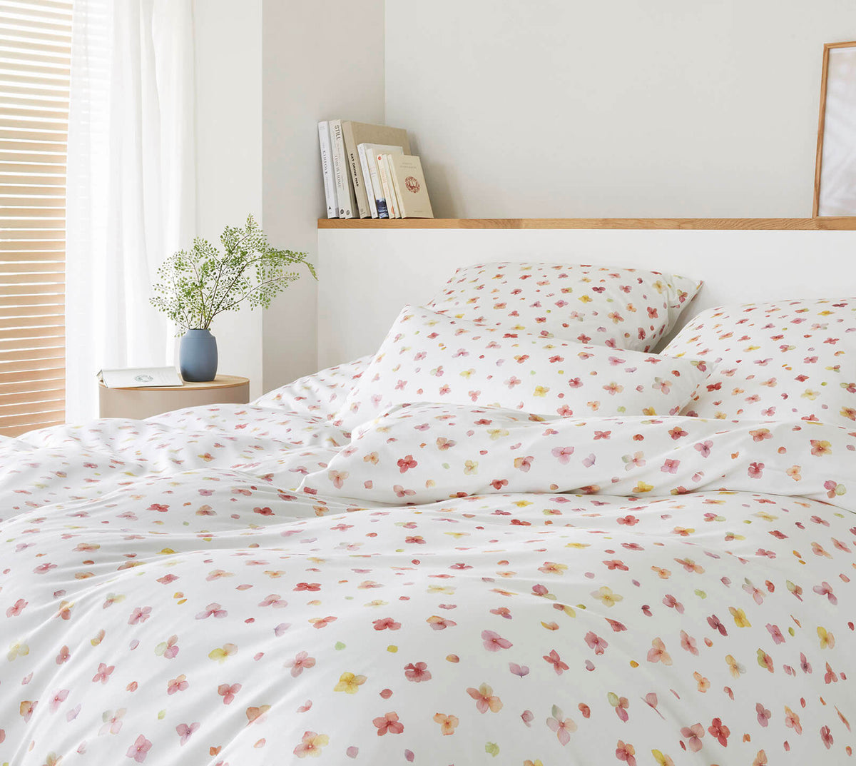 Jersey Bettwäsche Petals in Rosarot Blüten Schlafzimmer #farbe_Petals Rosarot