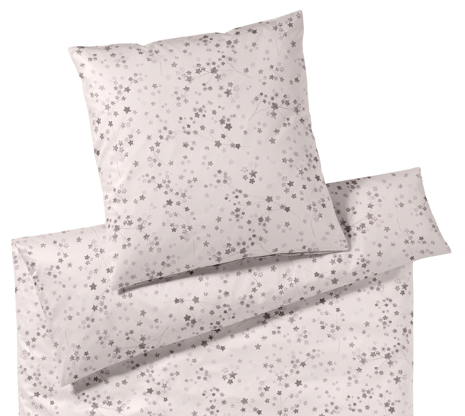 Jersey Bettwäsche Pretty in Natur Blüten Freisteller #farbe_Pretty Natur