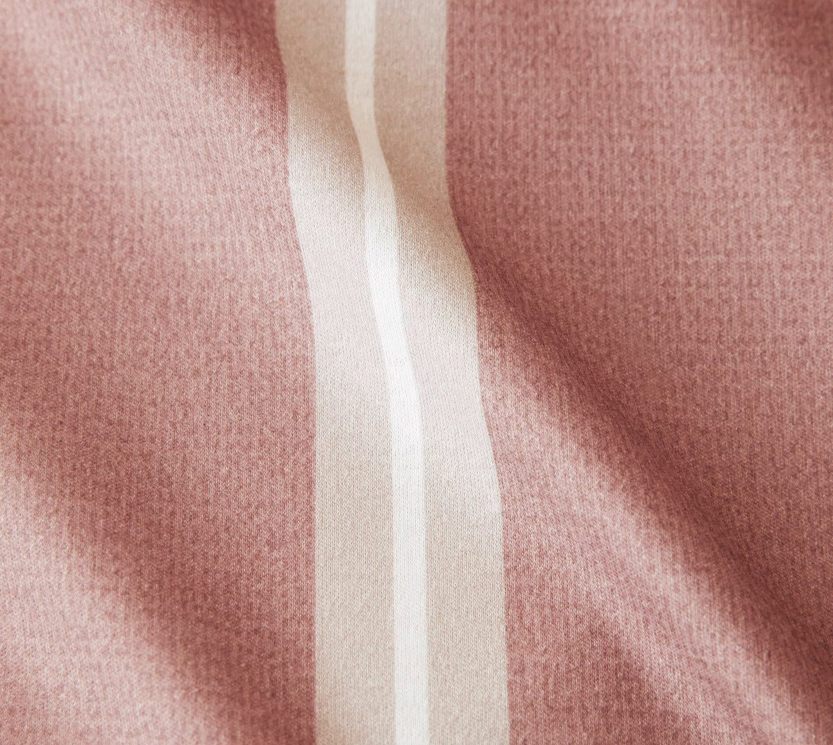 Jersey Bettwäsche Queens in Ziegel Streifen Material #farbe_Queens Ziegel
