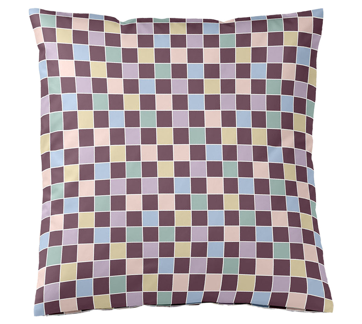 Jersey Bettwäsche Scrabble Jersey in Merlot Freisteller Kissen
