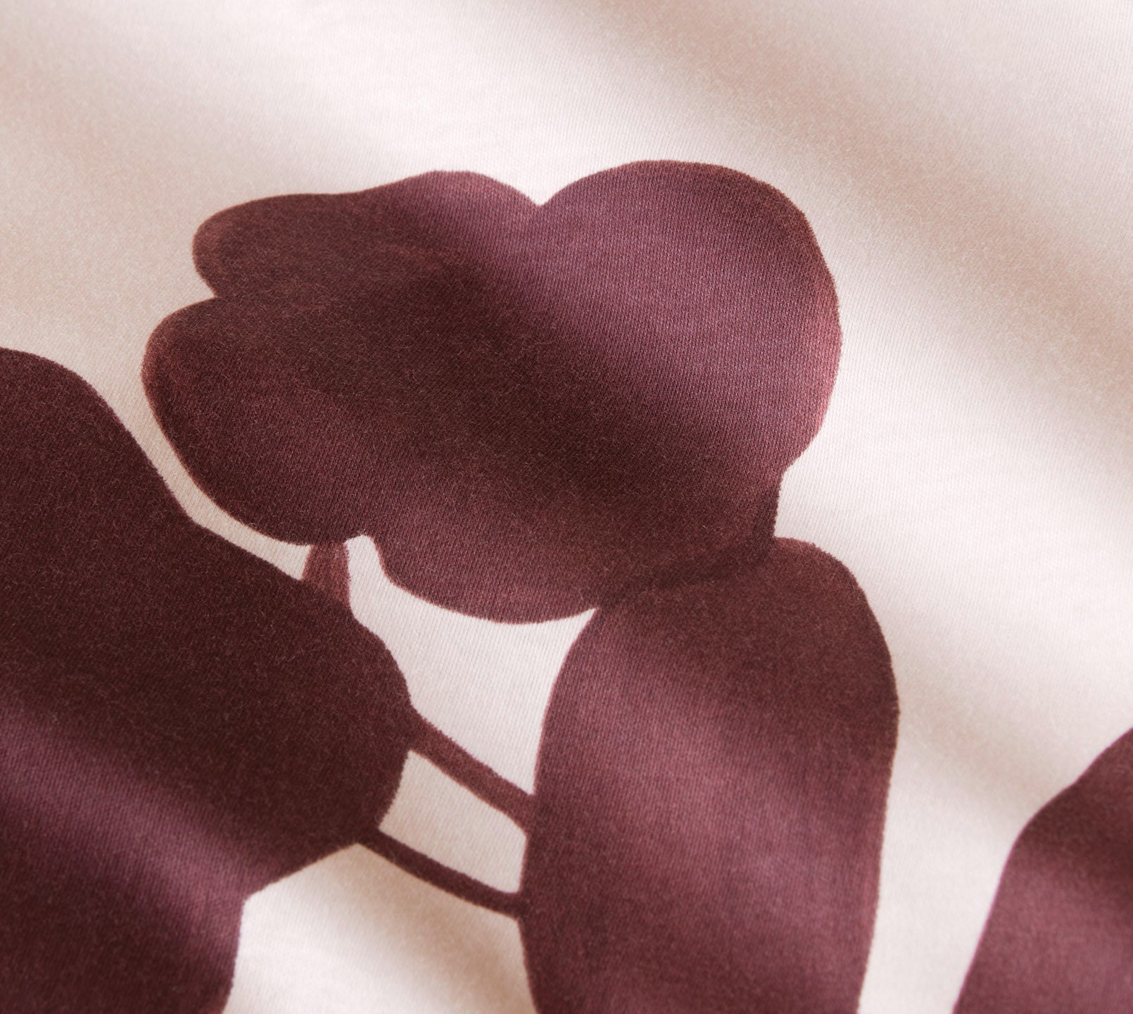 Jersey Bettwäsche Shadows in Rose-Wine Blüten Material #farbe_Shadows Rose-Wine