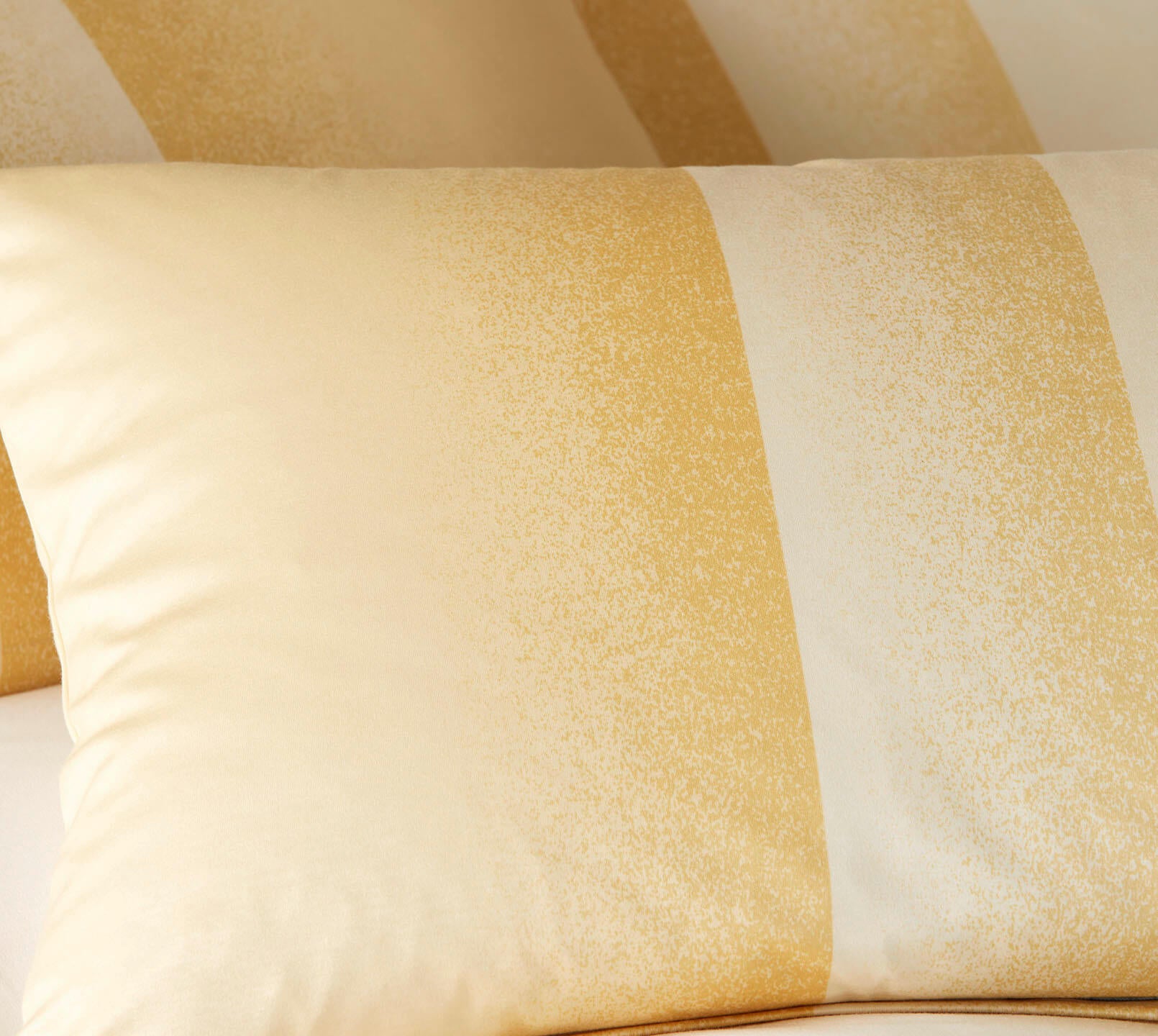 Jersey Bettwäsche Silhouette in Honiggelb Streifen Detail #farbe_Silhouette Honiggelb