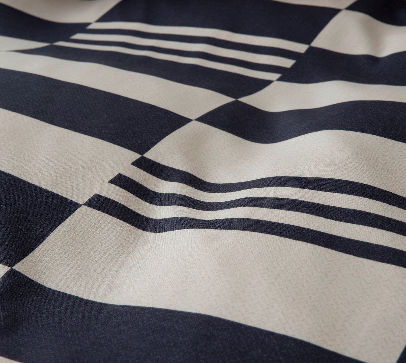 Jersey Bettwaesche Skip Jersey in Marine Karo Detail #farbe_Skip Marine #farbe_Skip Marine