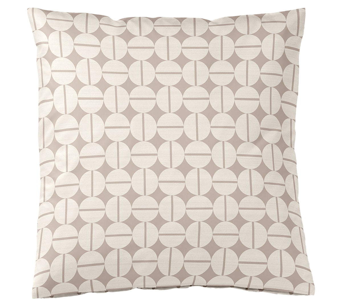 Jersey Bettwäsche Soho Jersey in Sand Freisteller Kissen #farbe_Sand