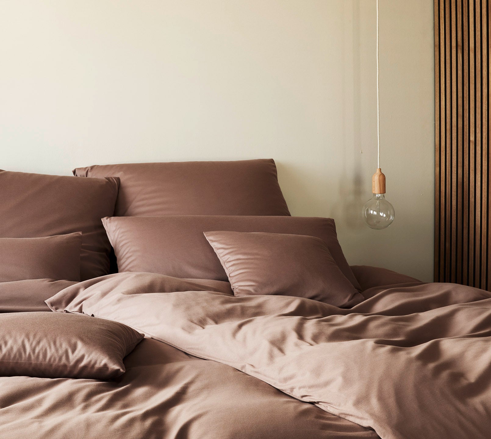 Jersey Bettwäsche Solid Jersey in Kakao Uni Schlafzimmer #farbe_Solid Jersey Kakao