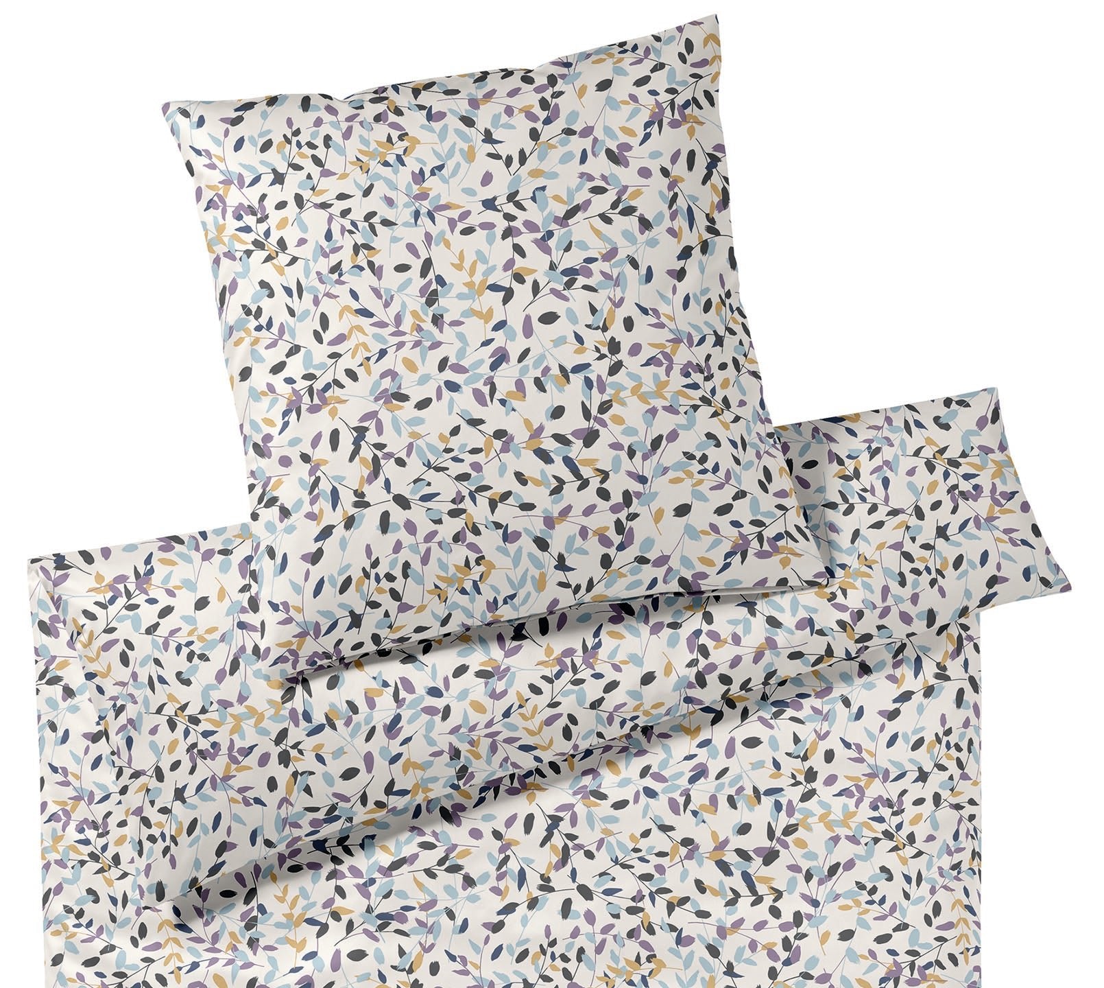 Jersey Bettwäsche Visible Jersey in Flieder Blätter Freisteller #farbe_Visible Jersey Flieder