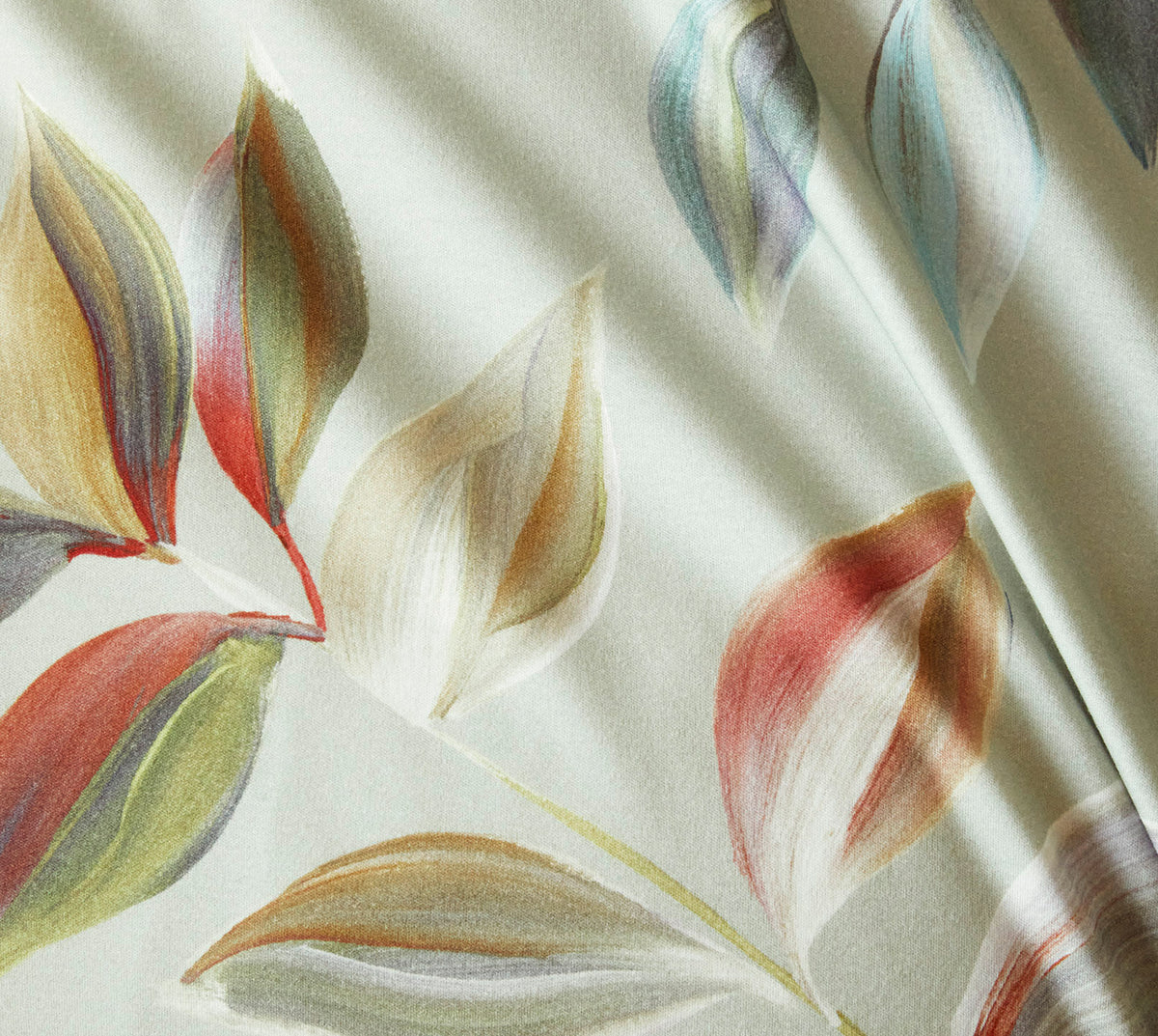 Jersey Bettwäsche Wave in Salbei Blätter Material #farbe_Wave Salbei