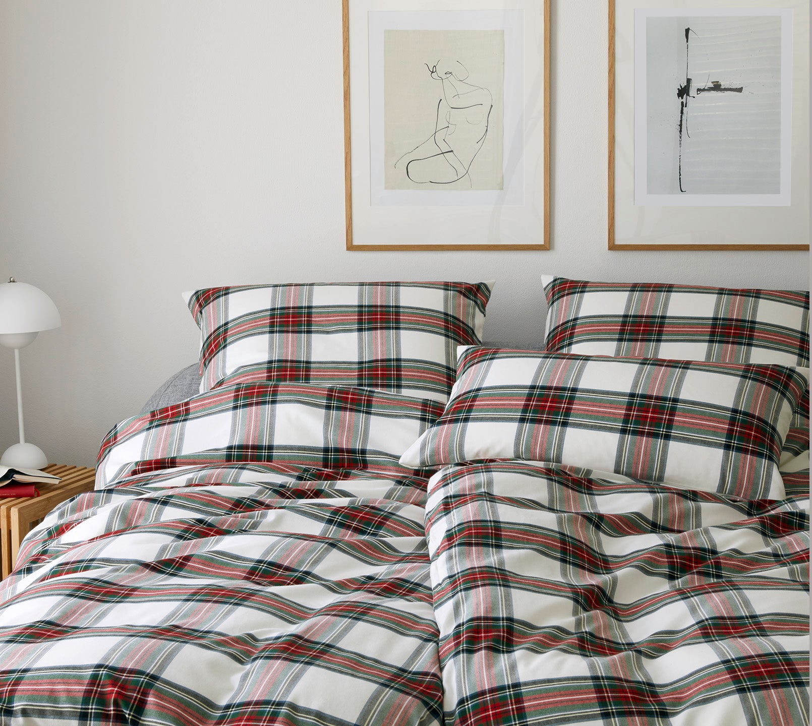Karierte Flanell Bettw sche Elegante karierte-flanell-bettw-sche-elegante