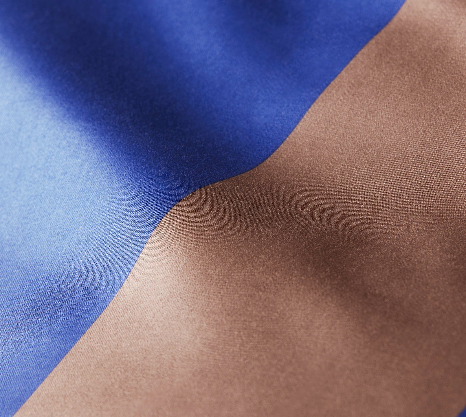 Satin Bettwäsche Duo in Kobalt-Mousse Streifen Material #farbe_Duo Kobalt-Mousse