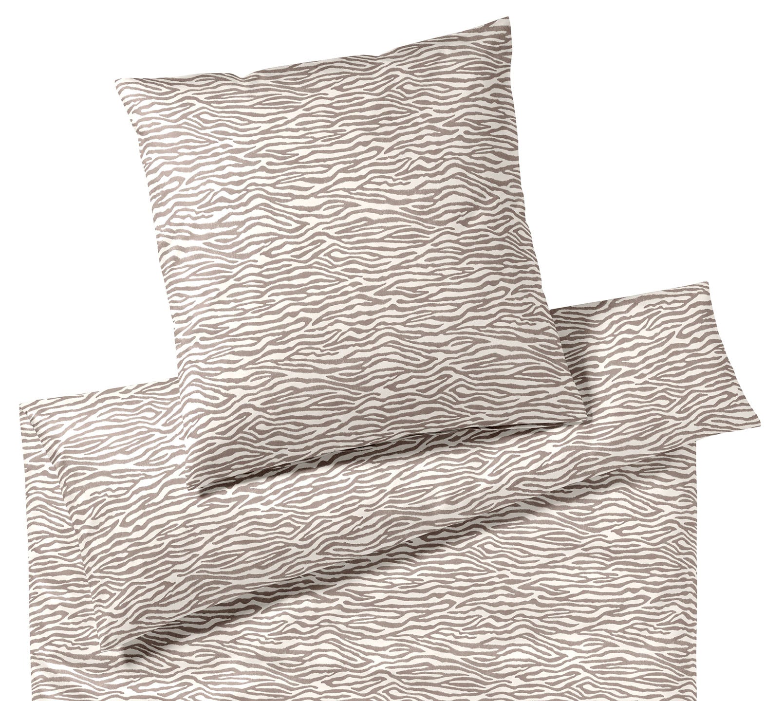 Satin Bettwaesche Etosha in Beige Freisteller #farbe_Greige