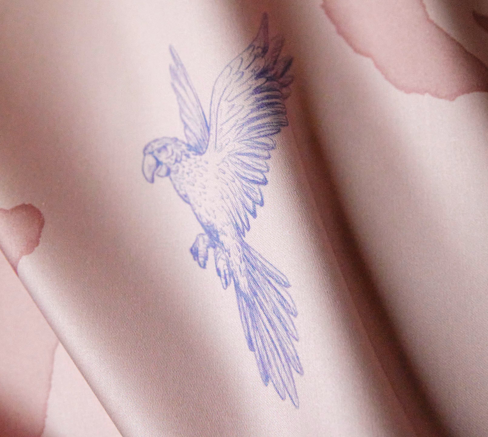 Satin Bettwäsche Explorer Rose Tiermotive Material #farbe_Explorer Rose