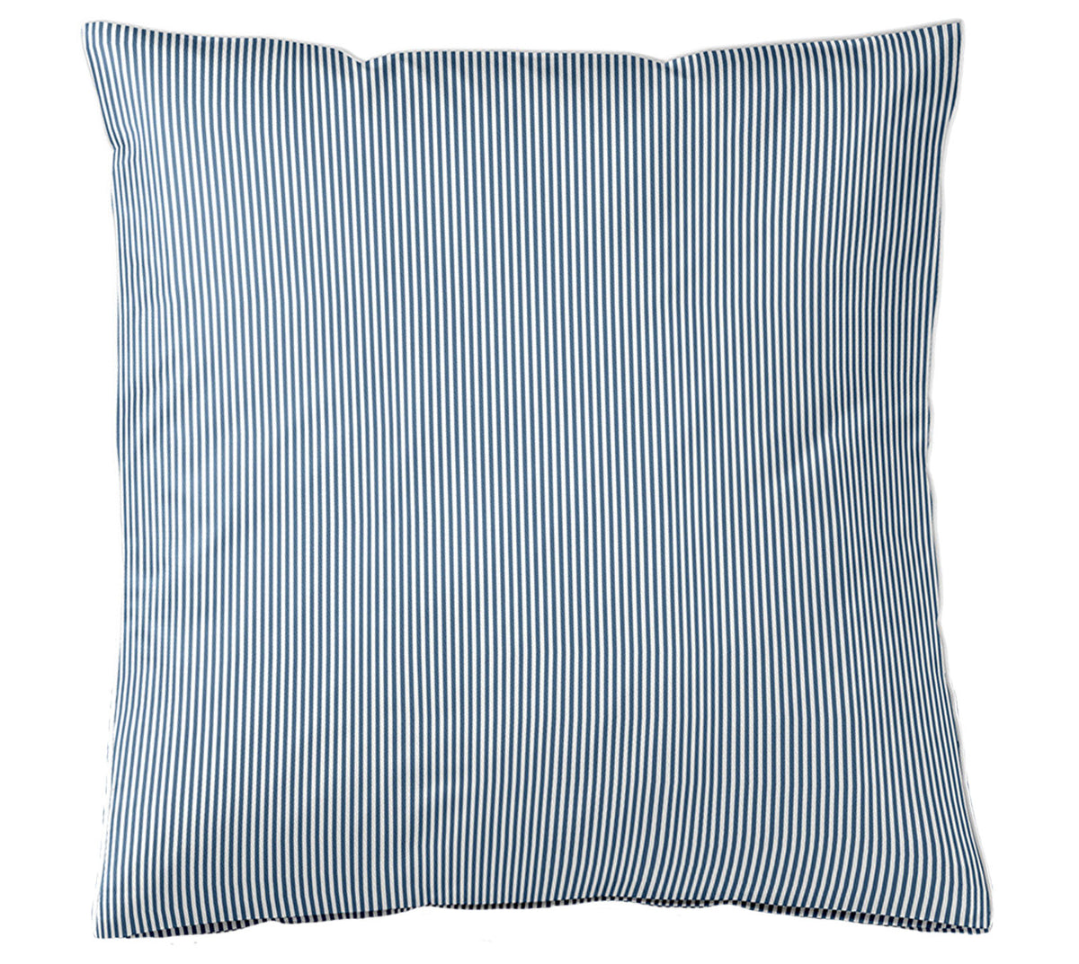 Satin Bettwäsche Hamburger Streifen Einzelkissen Freisteller #farbe_Marine