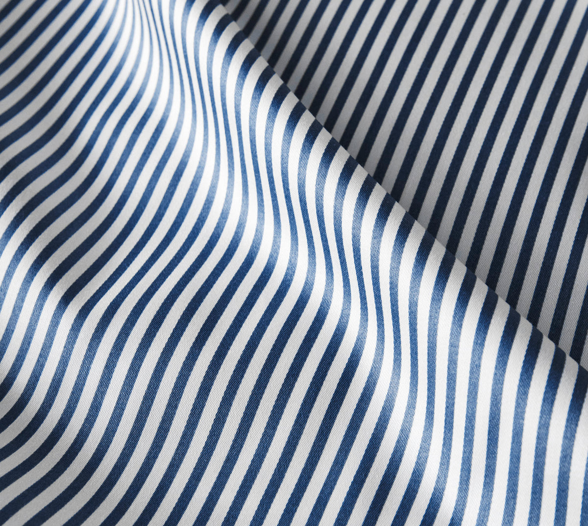Satin Bettwäsche Hamburger Streifen in Marine Streifen Material #farbe_Hamburger Streifen Marine