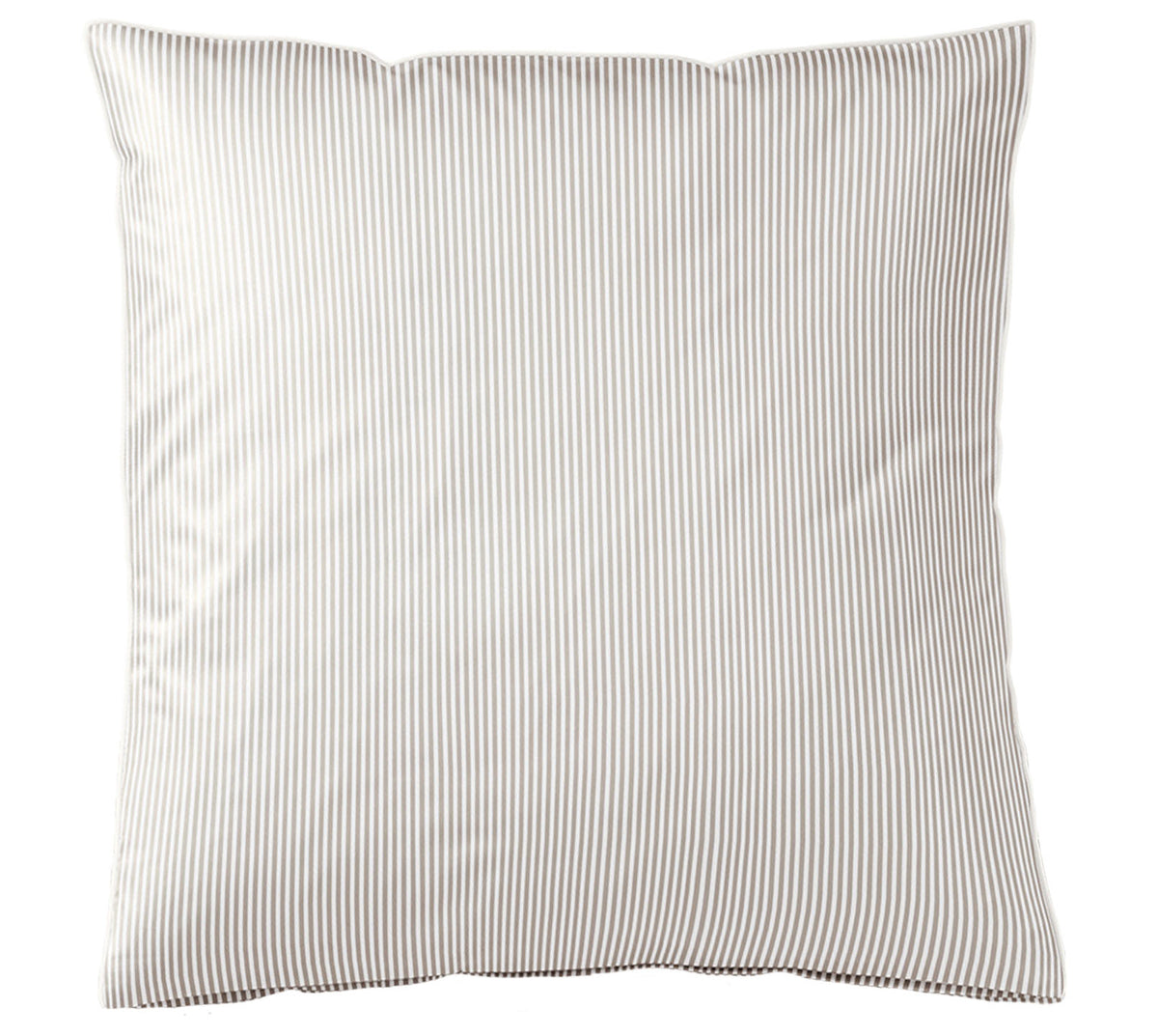 Satin Bettwäsche Hamburger Streifen in Sand Freisteller Kissen #farbe_Sand