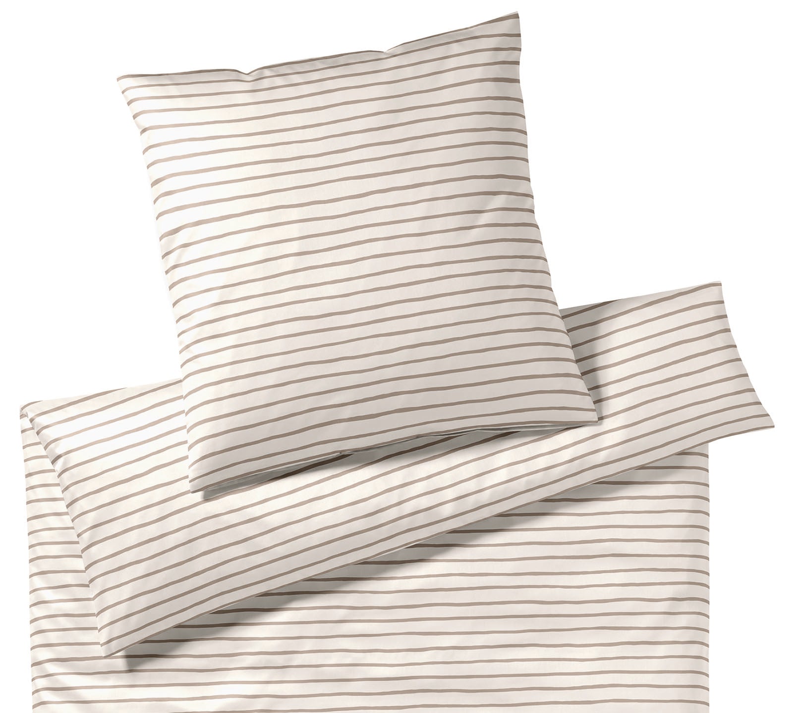 Satin Bettwäsche Lines in Natur Kreise Freisteller #farbe_Lines Natur