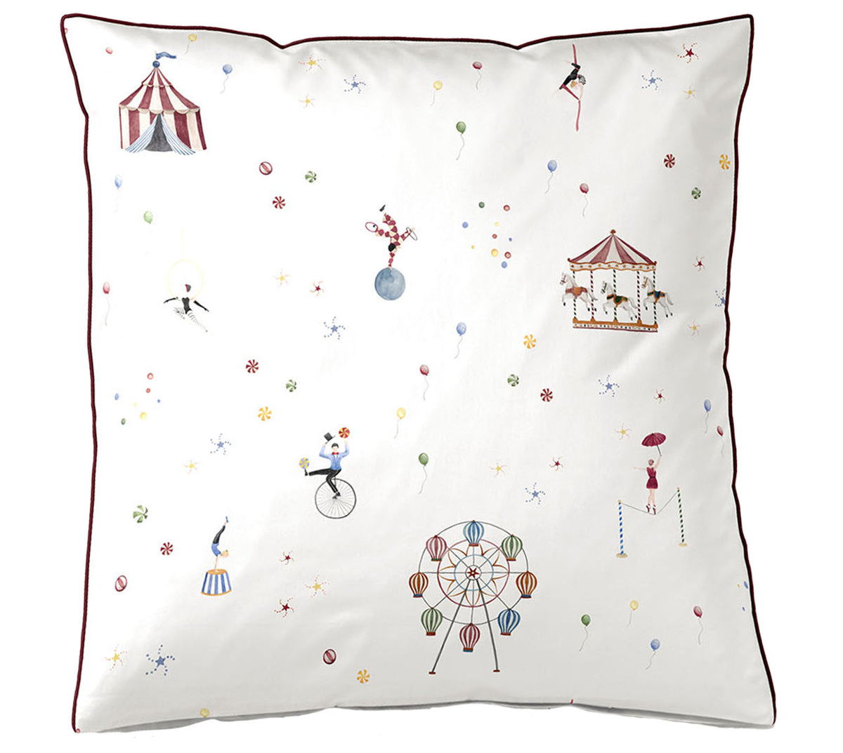 Satin Bettwäsche Variete in Weiß Freisteller #farbe_Weiß