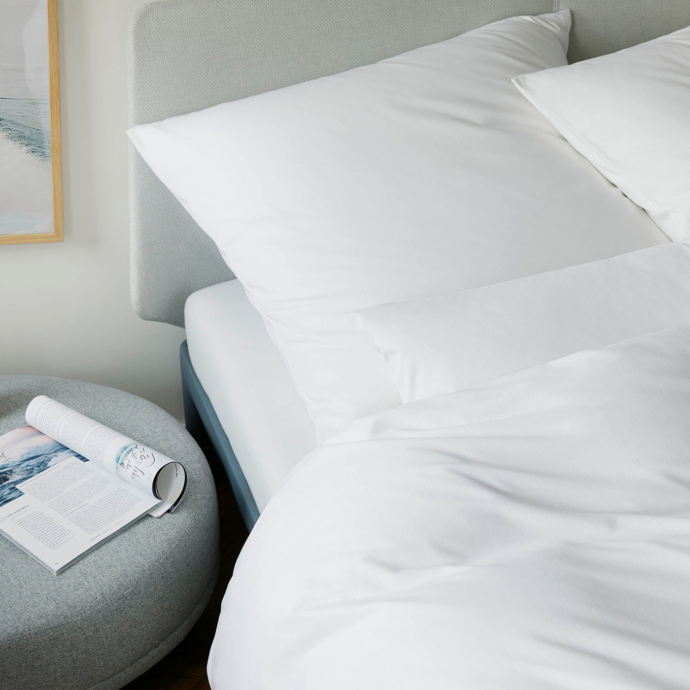 Schlafzimmer Jersey Bettwäsche Solid elegante 1400x1400 in Unifarben