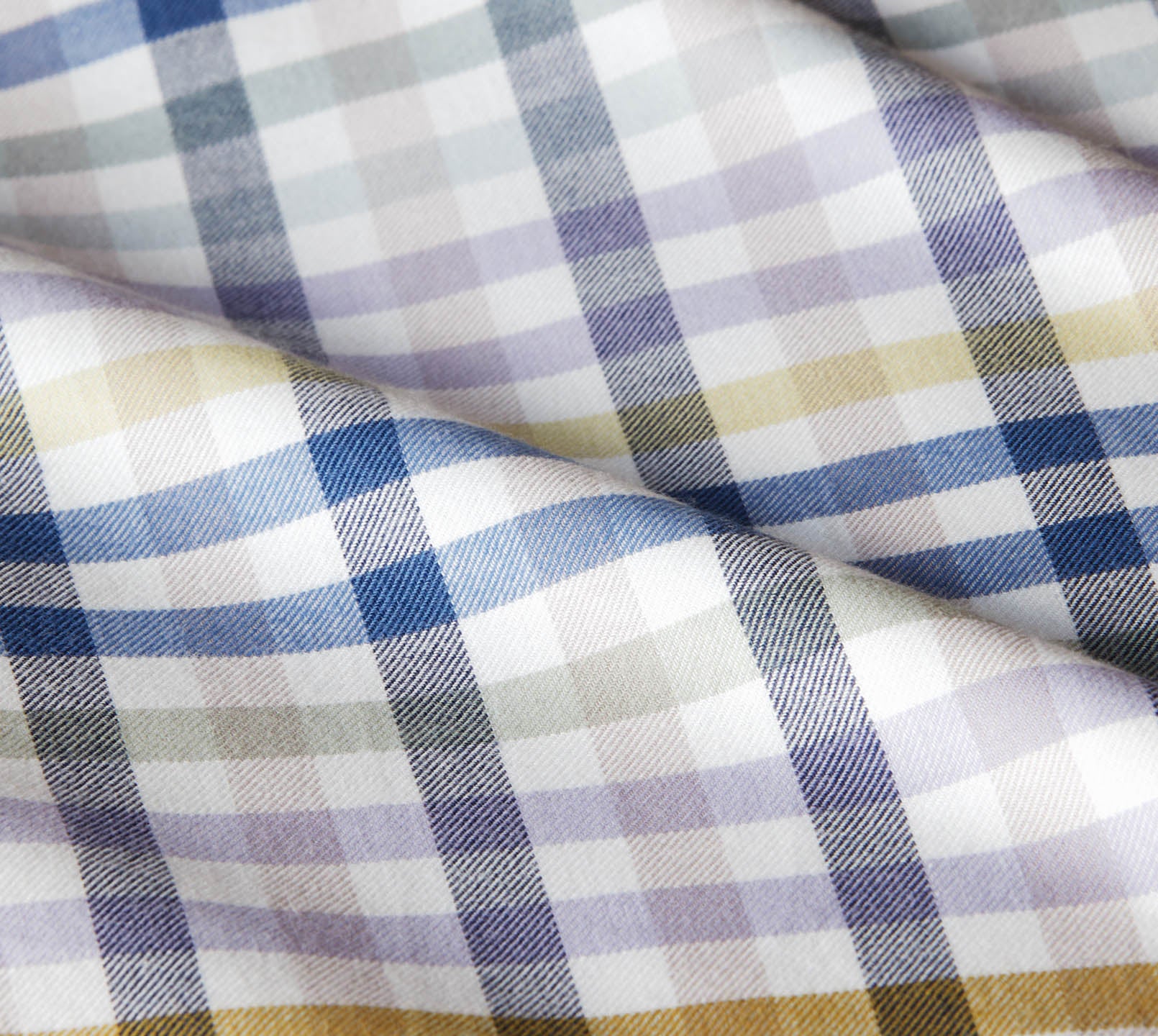 Softflanell Bettwäsche Aberdeen in Blau-Grün Karo Material #farbe_Aberdeen Blau-Grün