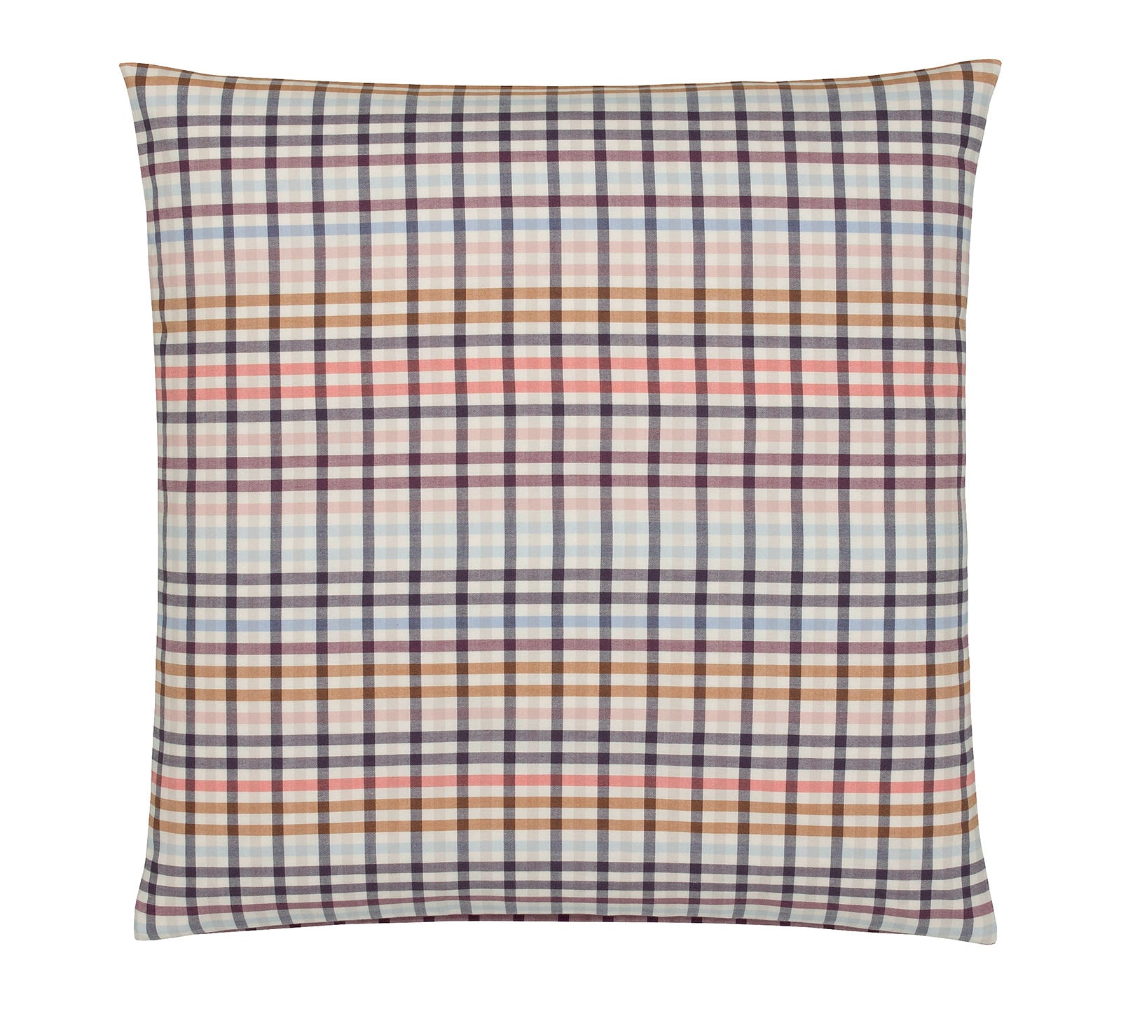 Softflanell Bettwäsche Aberdeen in Rouge Karo Kissen #farbe_Aberdeen Rouge