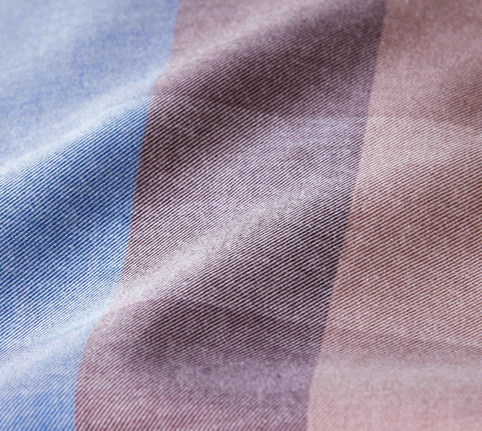 Softflanell Bettwäsche Glasgow in Terra-Blau Karo Material #farbe_Glasgow Terra-Blau