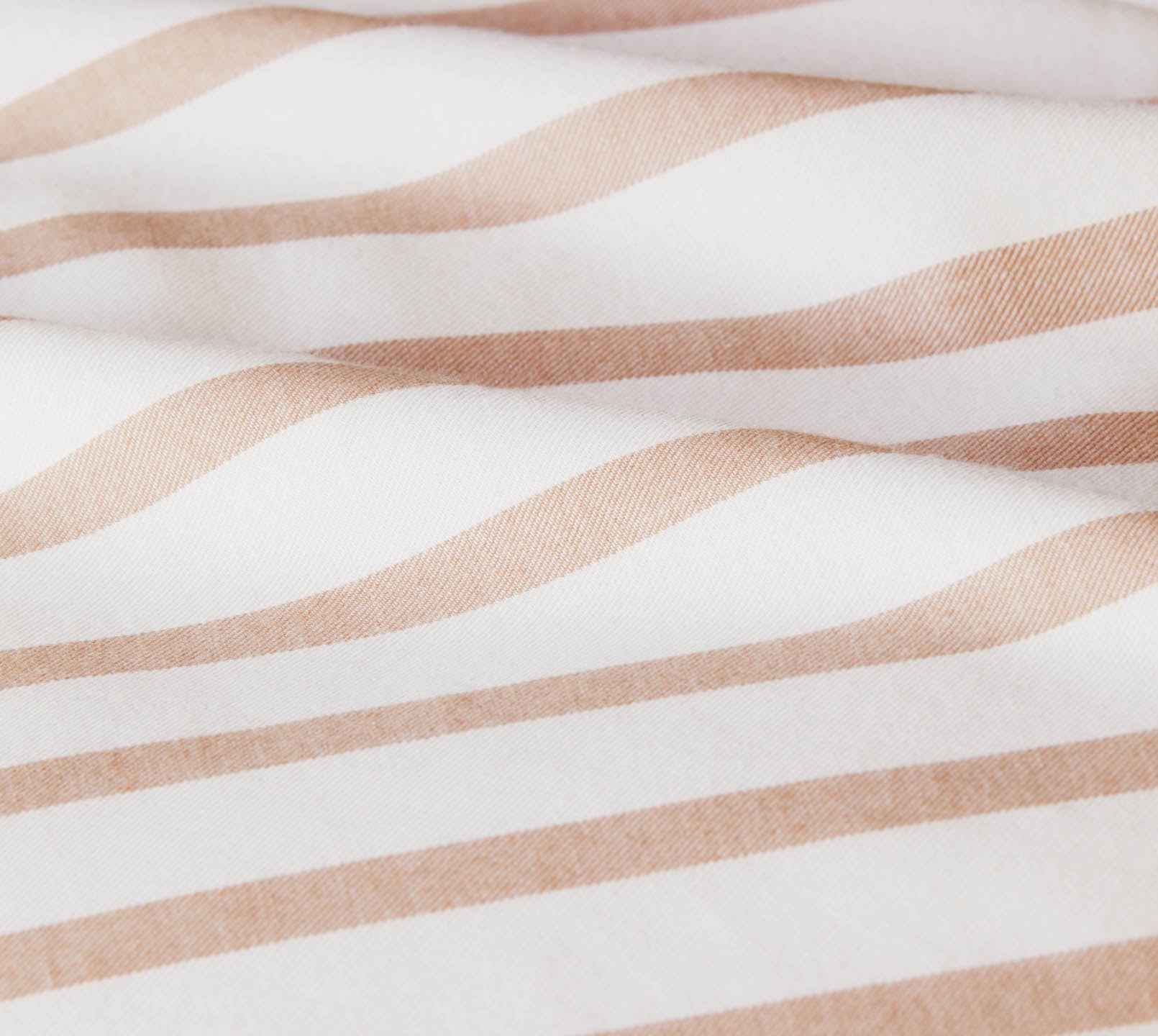 Softflanell Bettwäsche Inverness in Ziegel Streifen Material #farbe_Inverness Ziegel