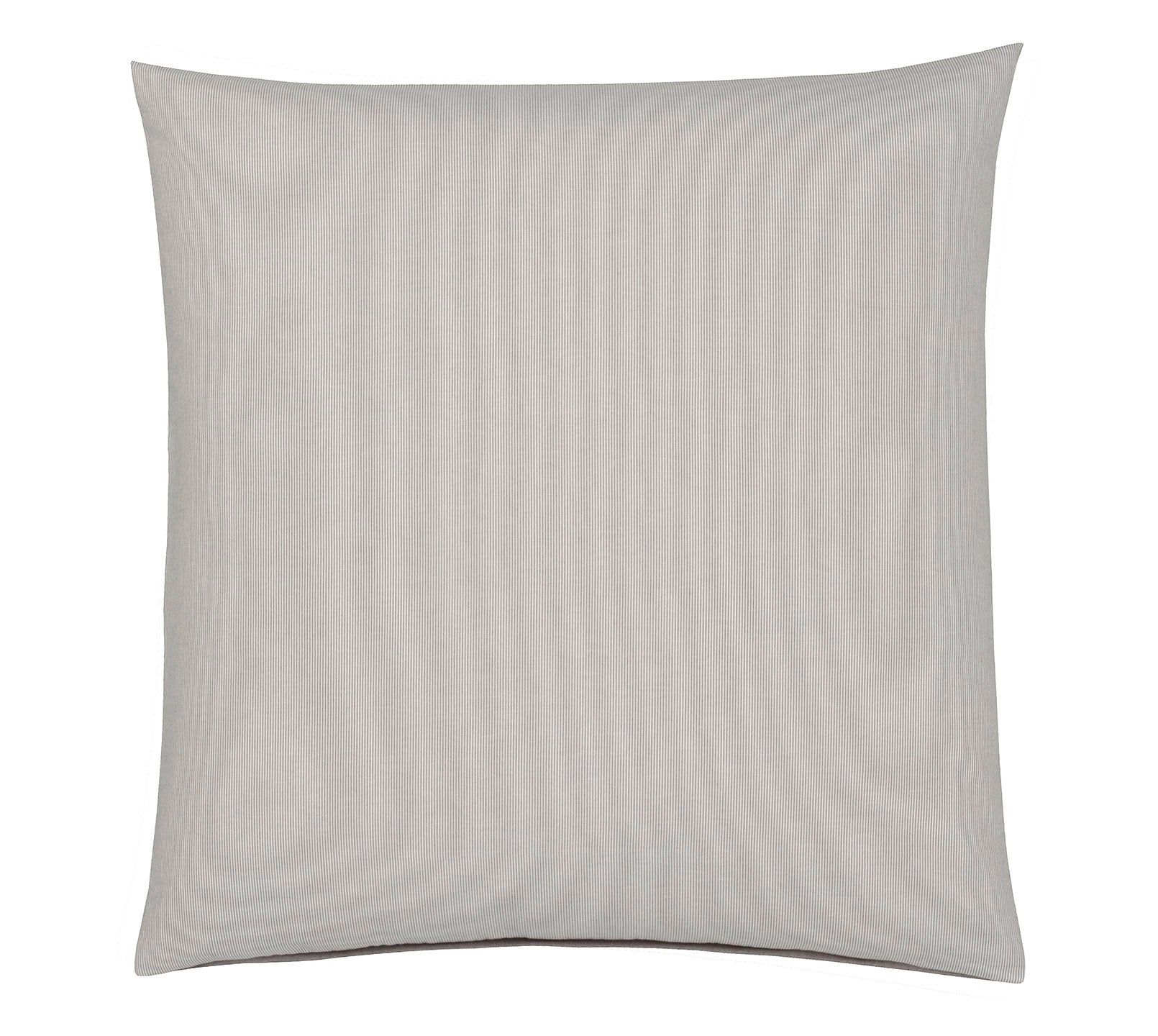 Softflanell Wende Bettwäsche Tender Marone in Uni Streifen Kissen #farbe_Tender Marone