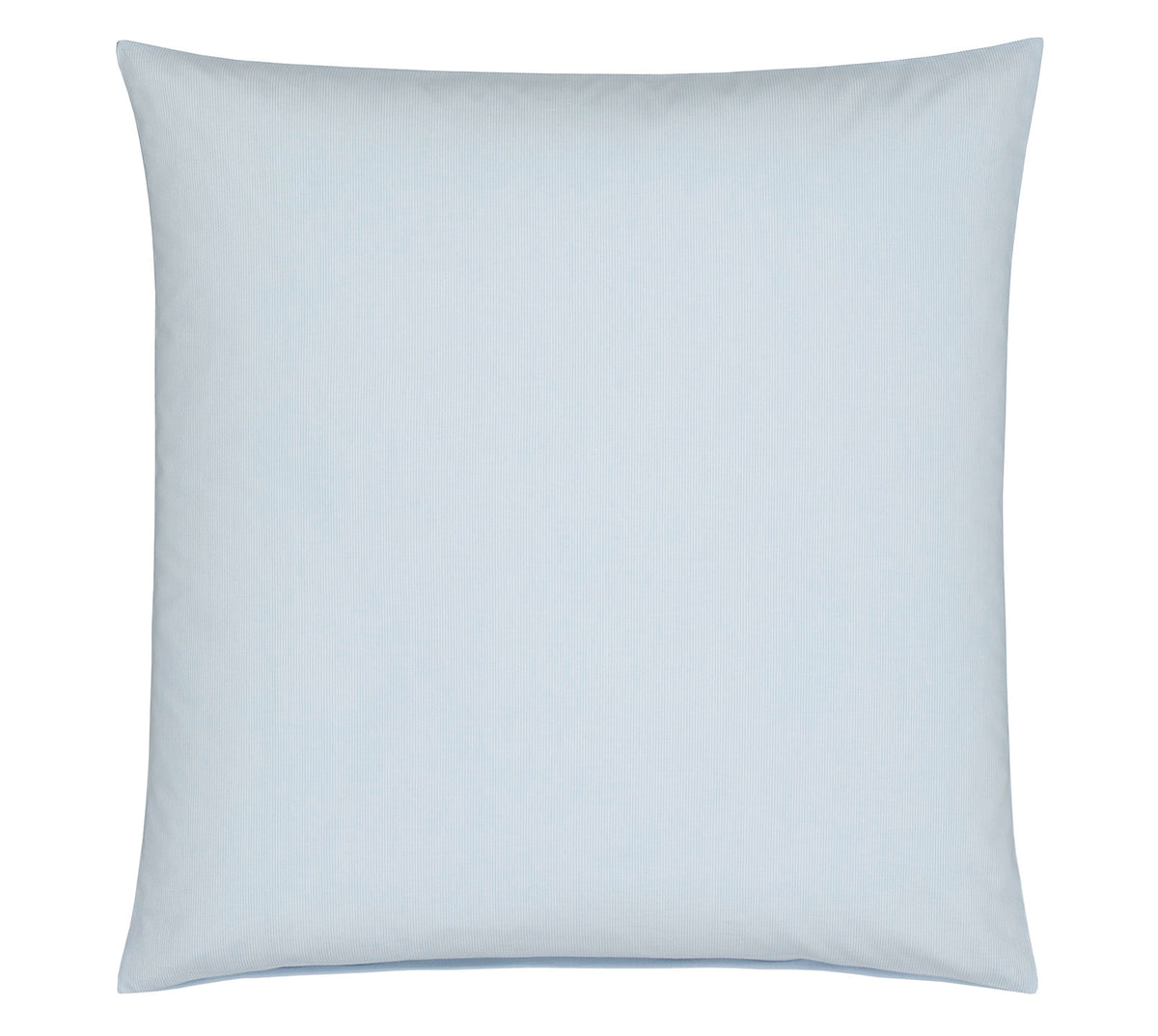 Softflanell Wende-Bettwäsche Tender in Hellblau Uni Streifen Kissen #farbe_Hellblau