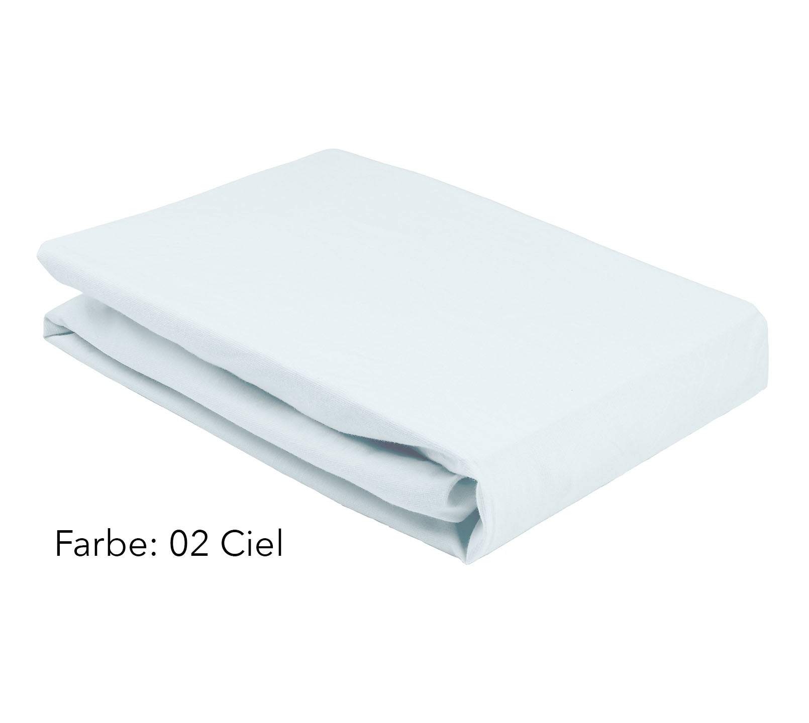 Spannbettlaken Farbe Hellblau Ciel #farbe_Ciel #farbe_Ciel