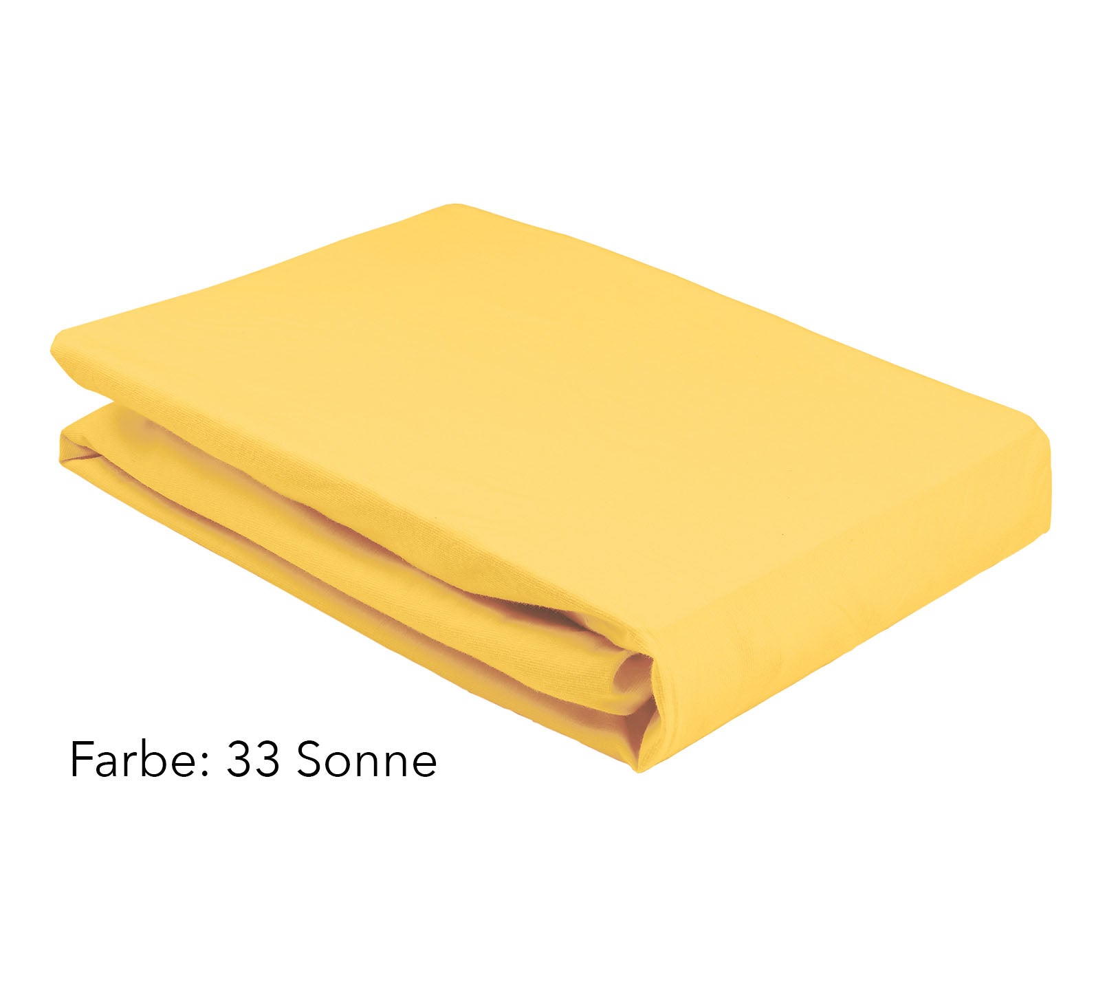 Spannbettlaken Farbe Sonne Gelb Jersey #farbe_Sonne #farbe_Sonne