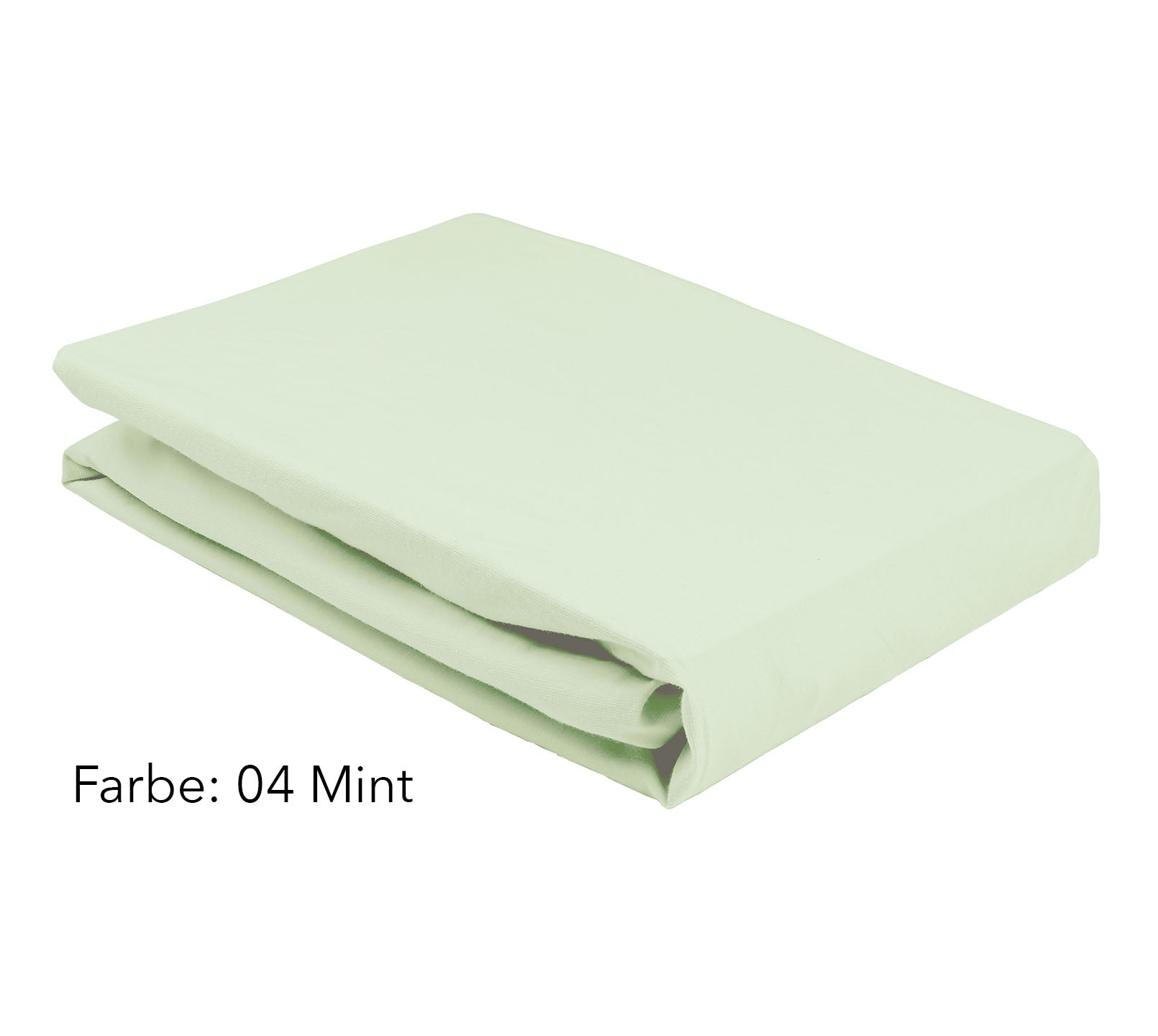 Jersey Spannbettlaken Farbe Hellgrün Mint #farbe_Softes Jersey Spannbettlaken Mint